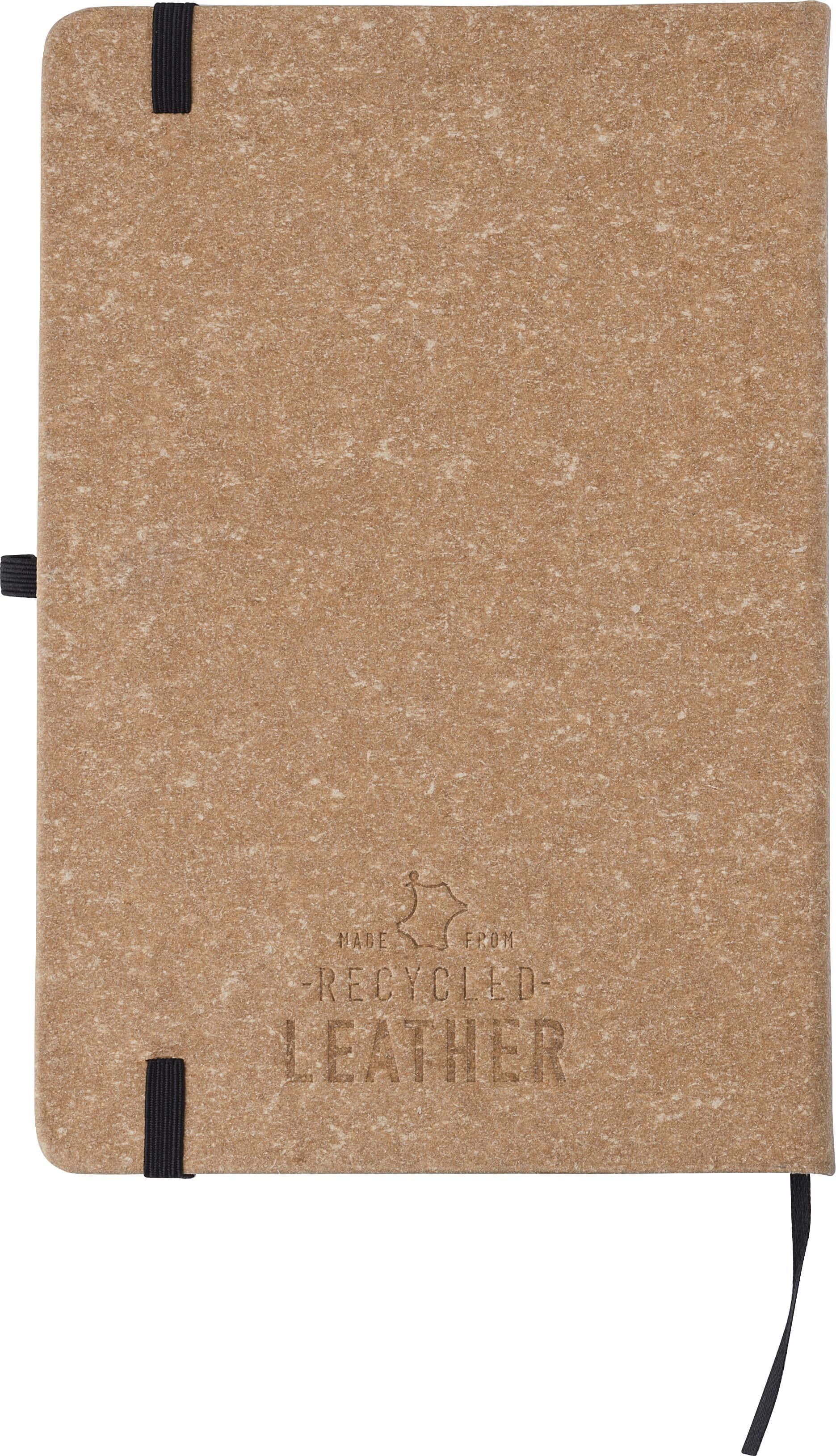 Notizbuch aus recyceltem Leder (A5) Gianna Original