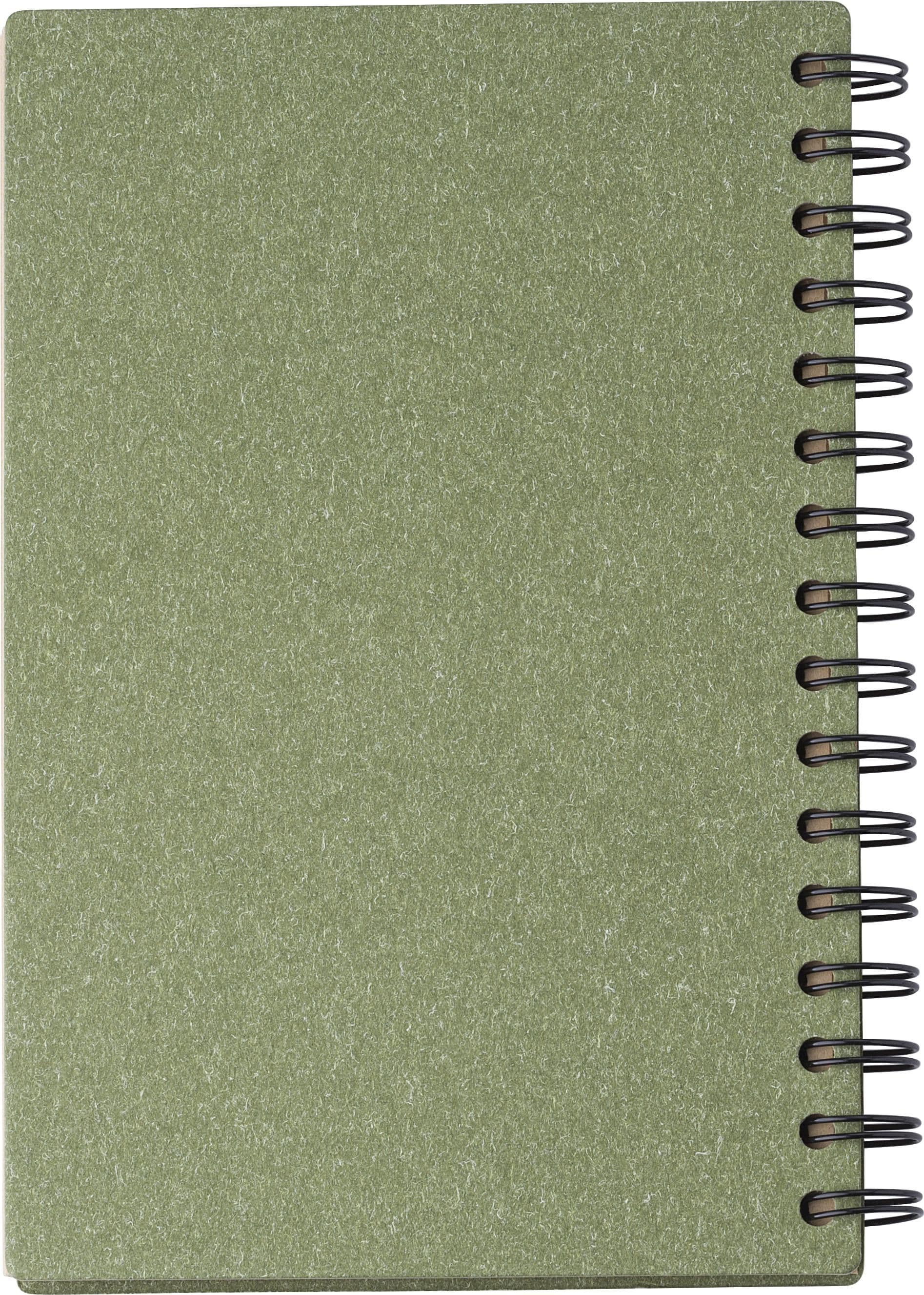 Hardcover-Notizbuch aus recyceltem Karton Caleb