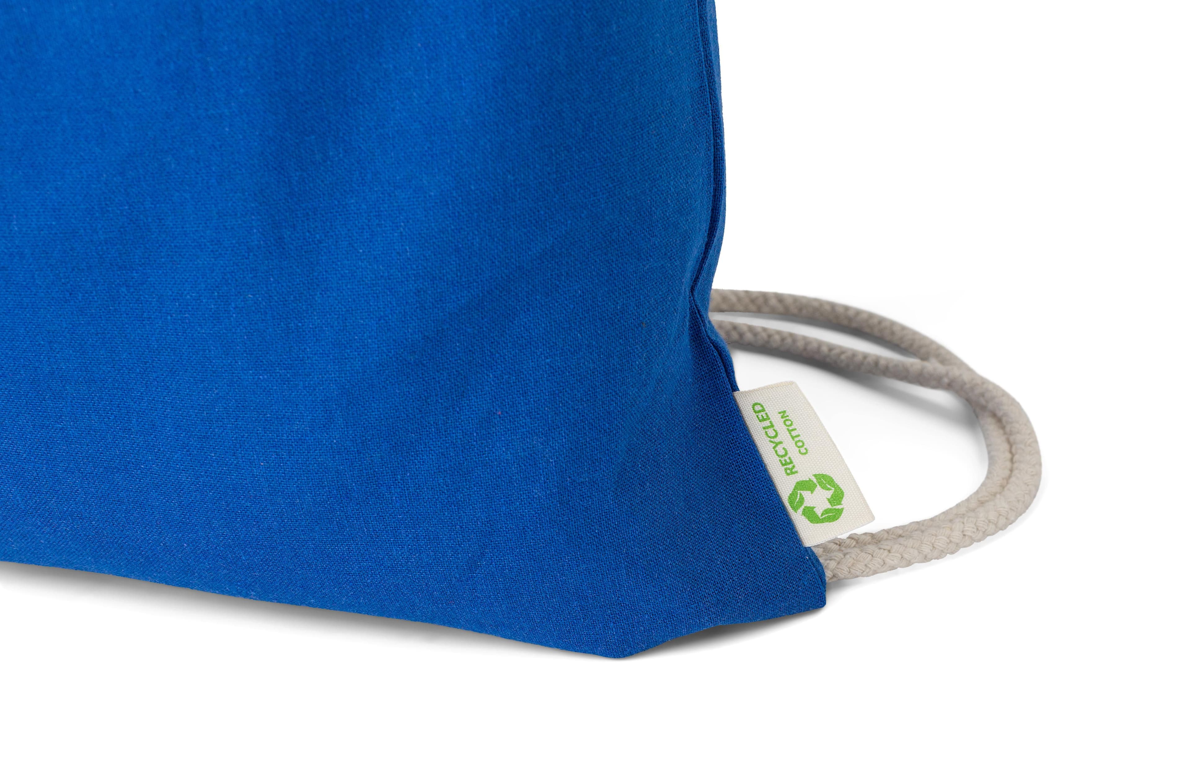 Kordelzugtasche aus recycelter Baumwolle (120 gr/m2) Joy