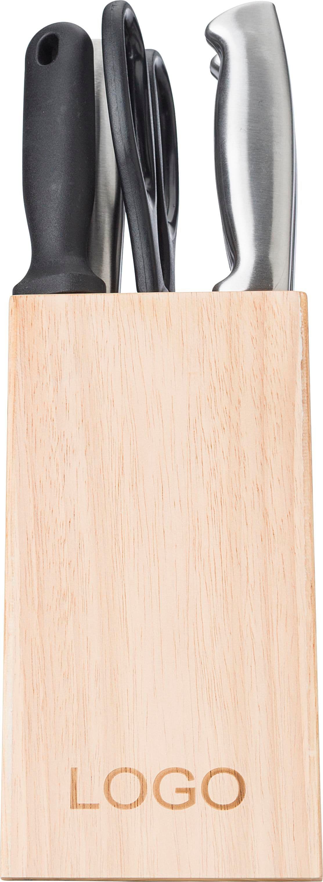 Messerblock aus Holz Lucille