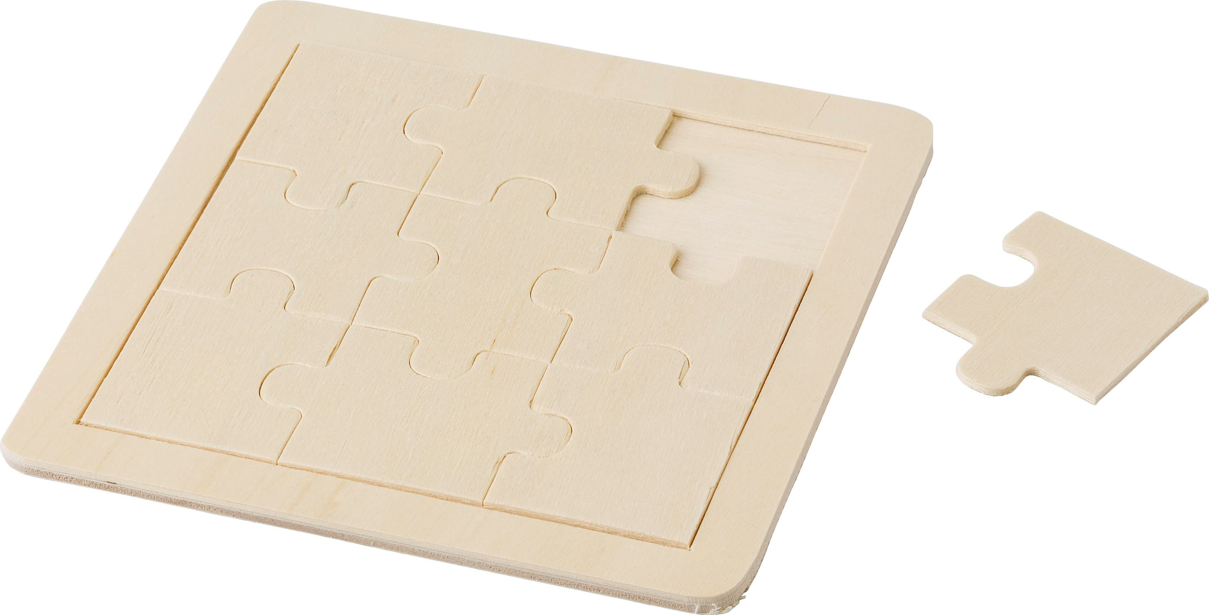 Neunteiliges Puzzle aus Holz Alvaro