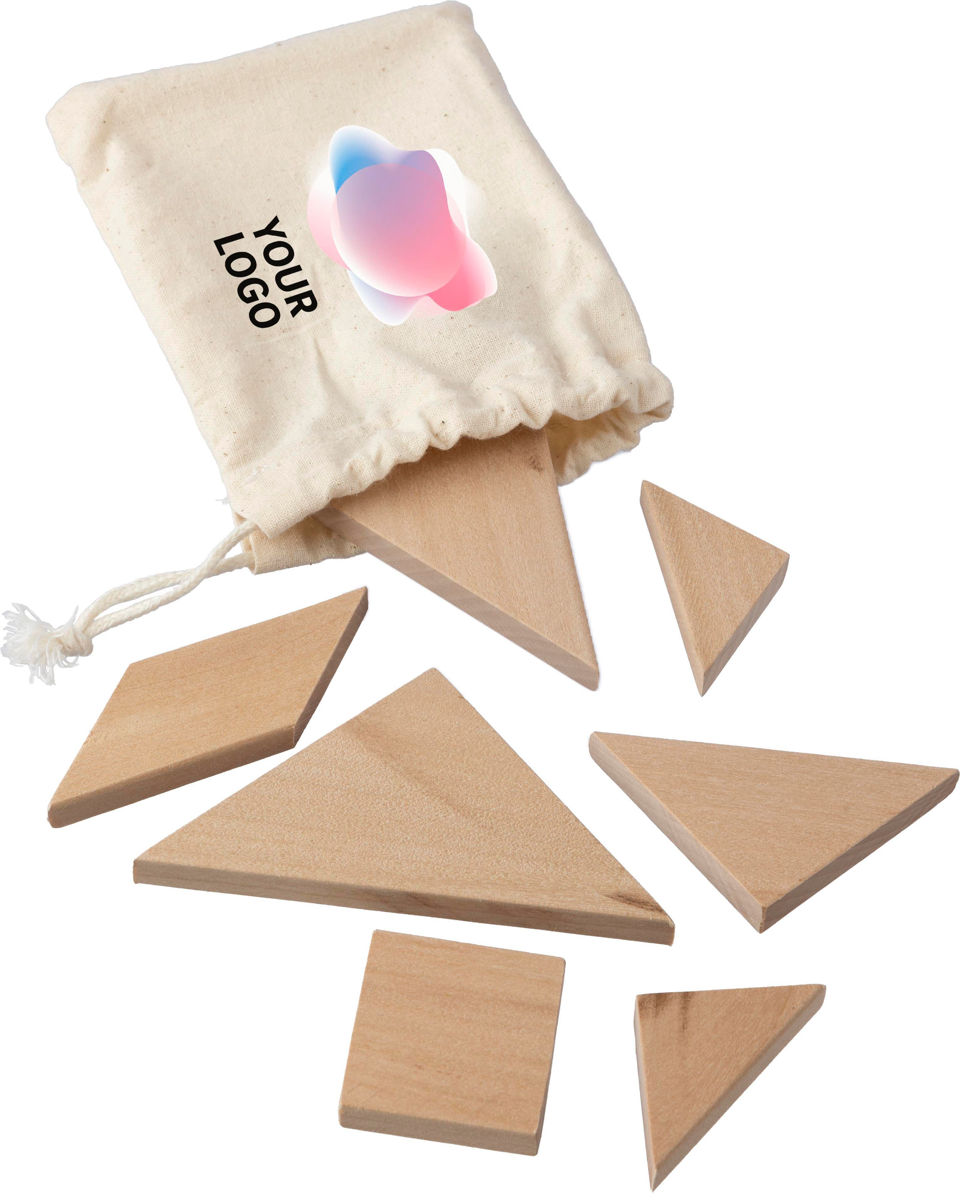 Natürliches Holz-Tangram-Puzzle Ulrike