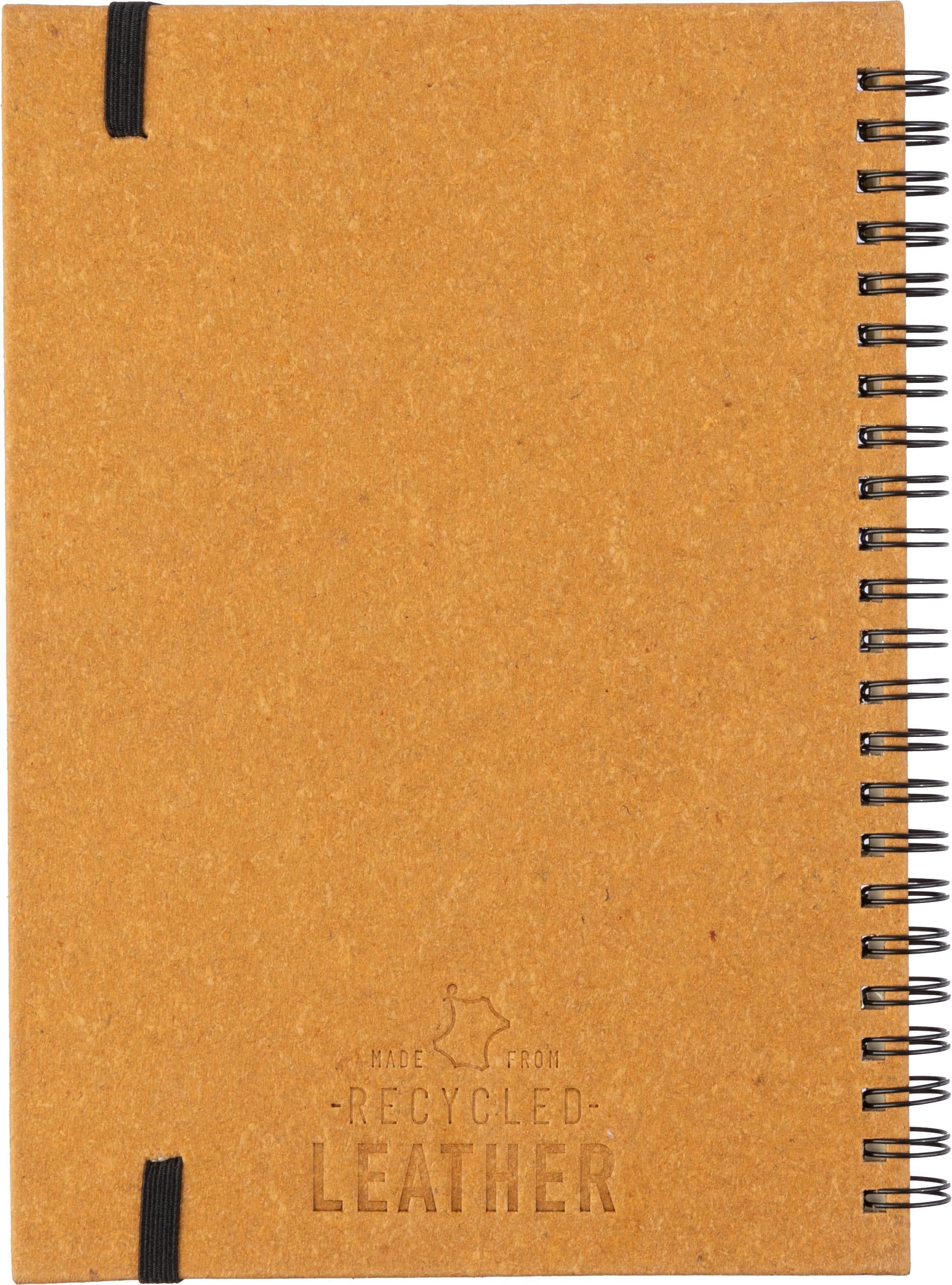 Notizbuch aus recyceltem Leder A5 Egon Original