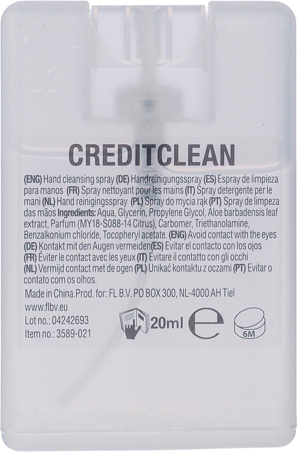 Handreinigungsspray Creditclean