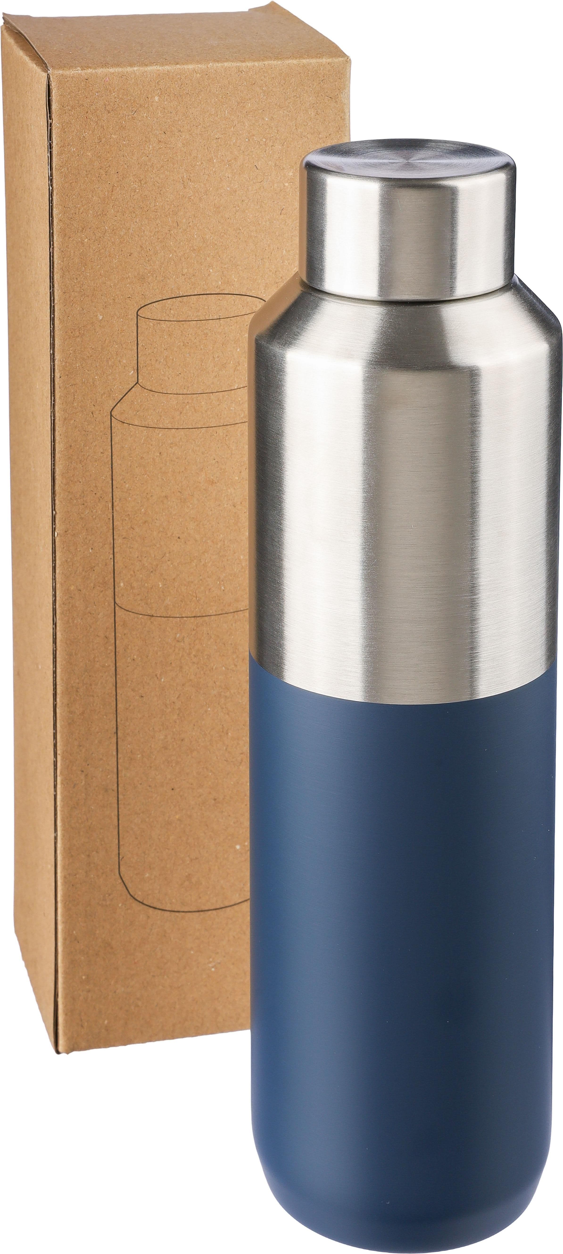 Recycelte doppelwandige Trinkflasche aus Edelstahl (600 ml) Esen
