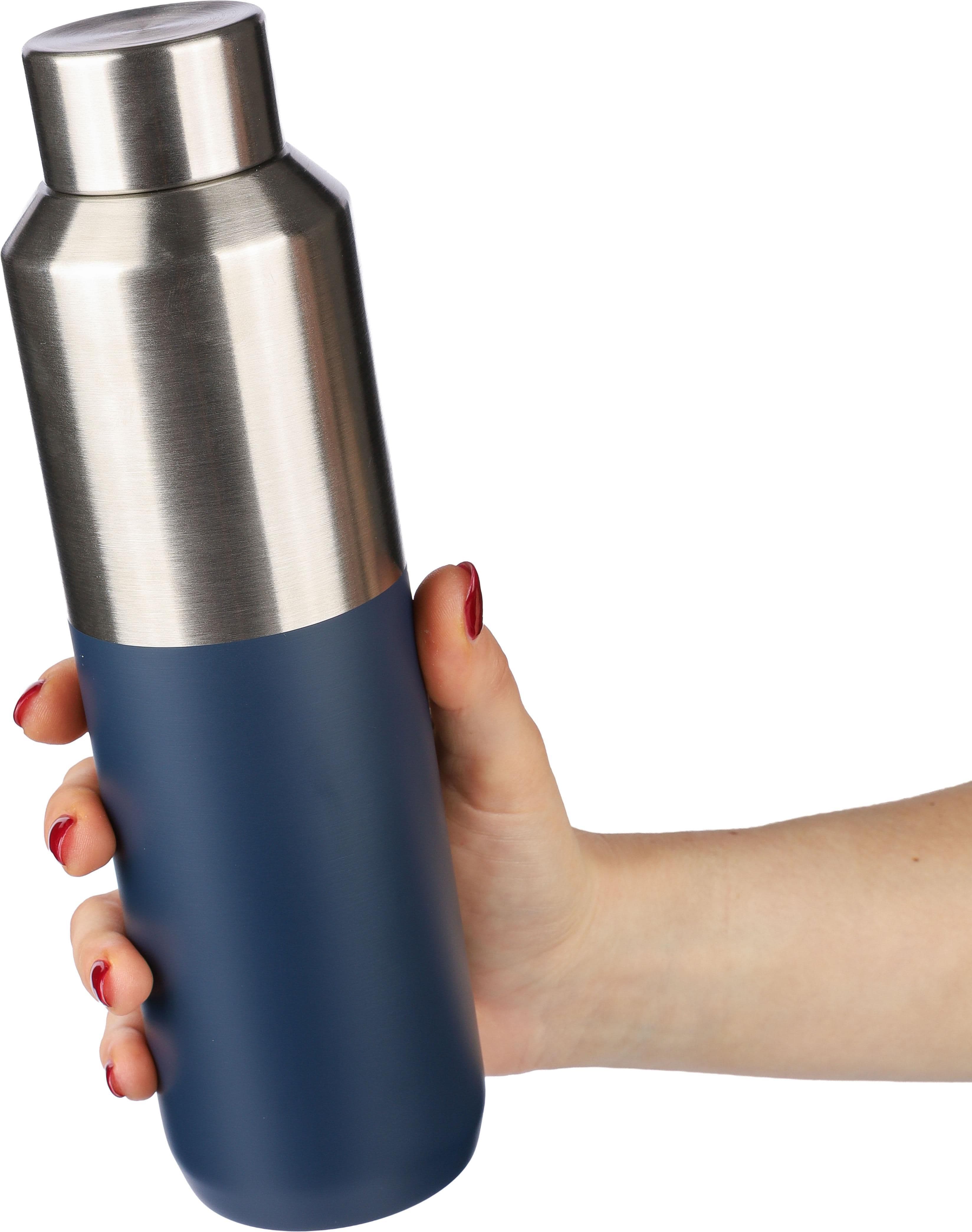 Recycelte doppelwandige Trinkflasche aus Edelstahl (600 ml) Esen
