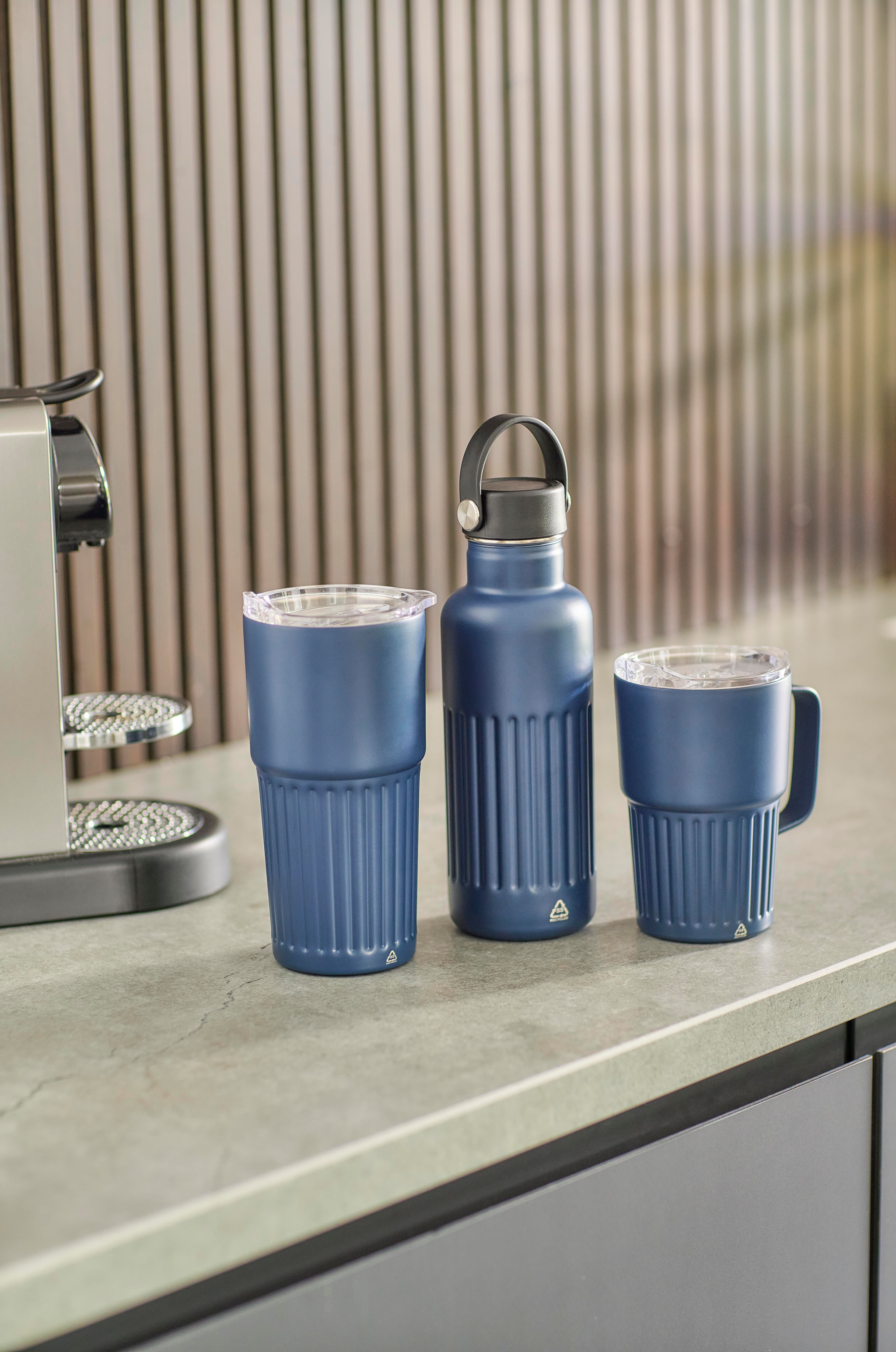 Recycelter doppelwandiger Trinkbecher aus Edelstahl (500 ml) Kael