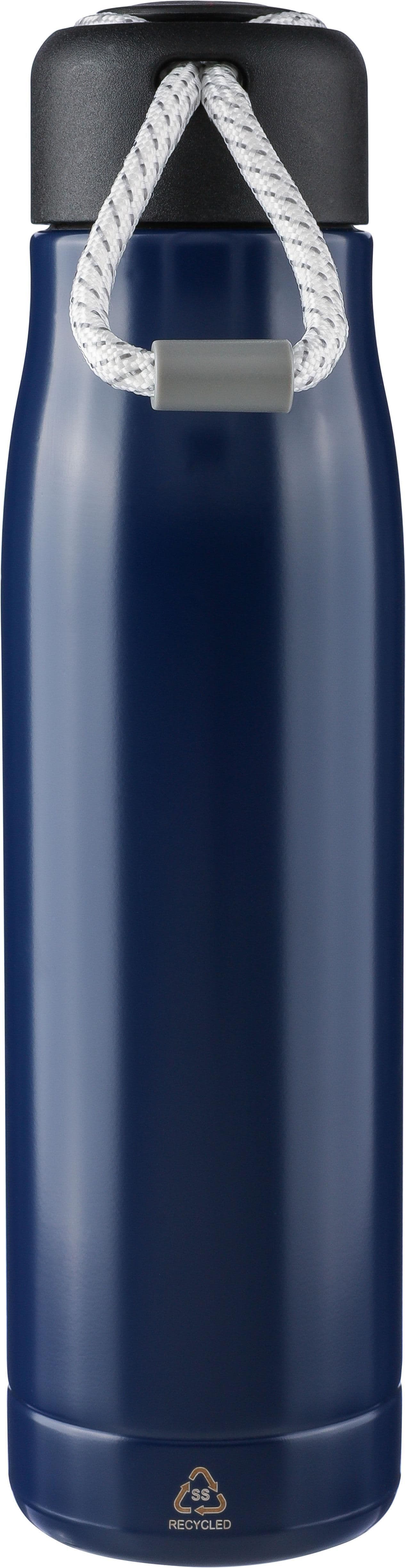 Doppelwandige Trinkflasche aus recyceltem Edelstahl (500 ml) Solene