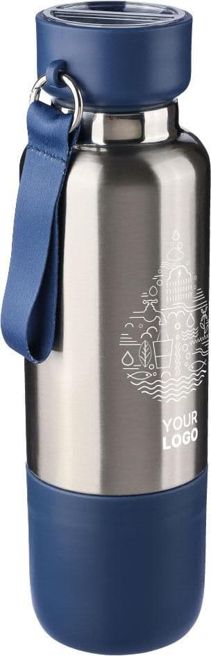 Doppelwandige Edelstahl-Trinkflasche (500 ml) Zev