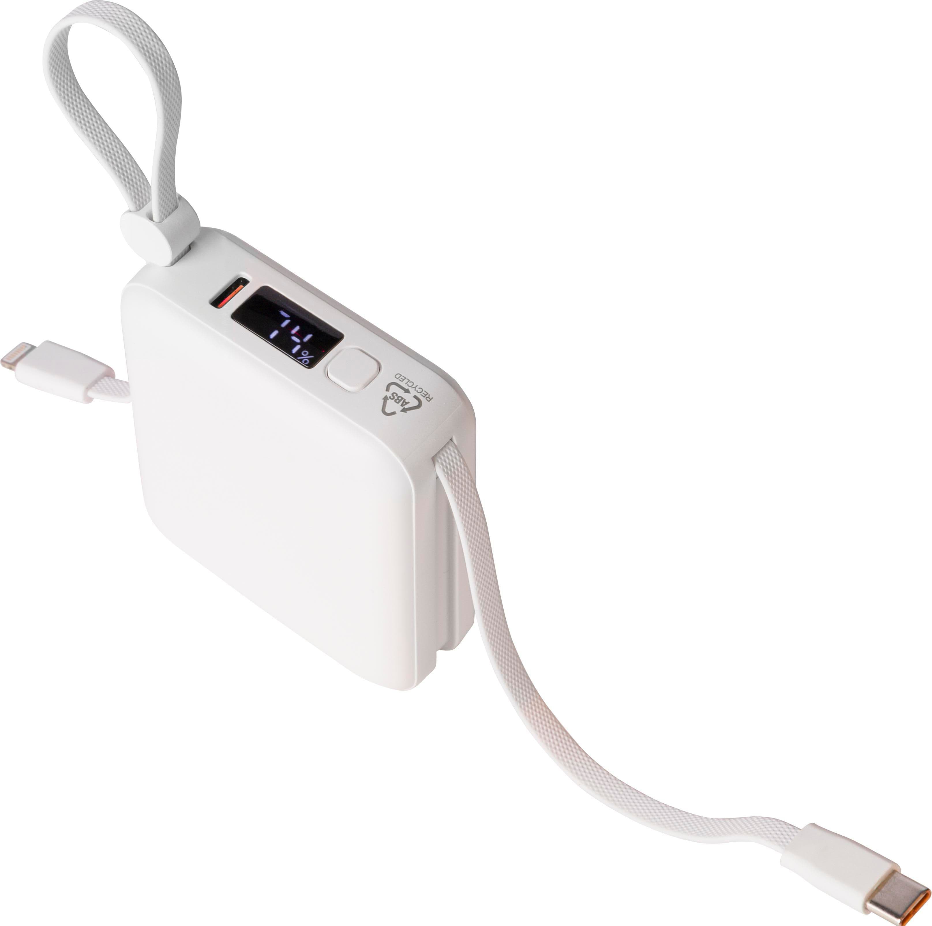 Recycelte ABS-Powerbank Jona