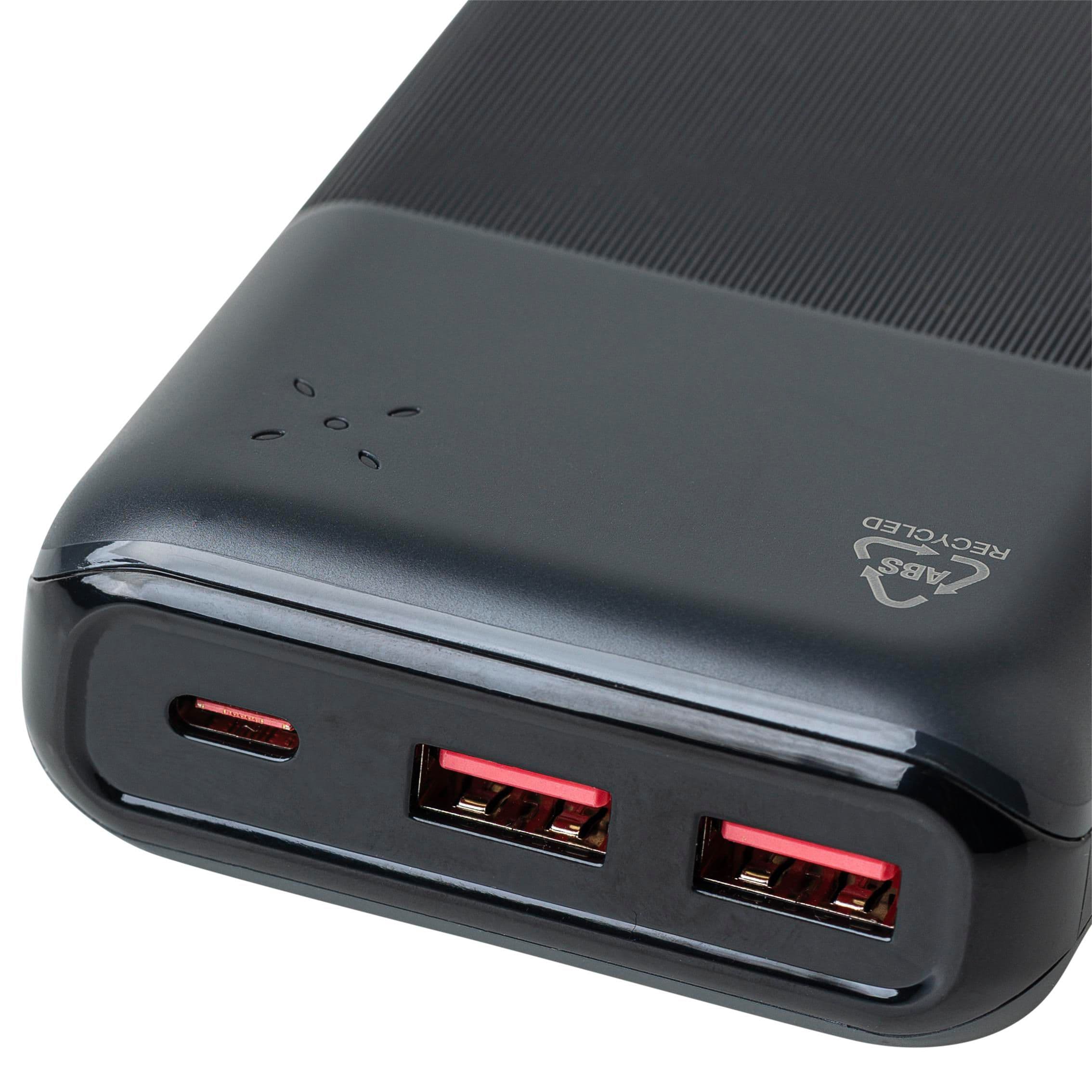 Recycelte ABS-Powerbank Rayen
