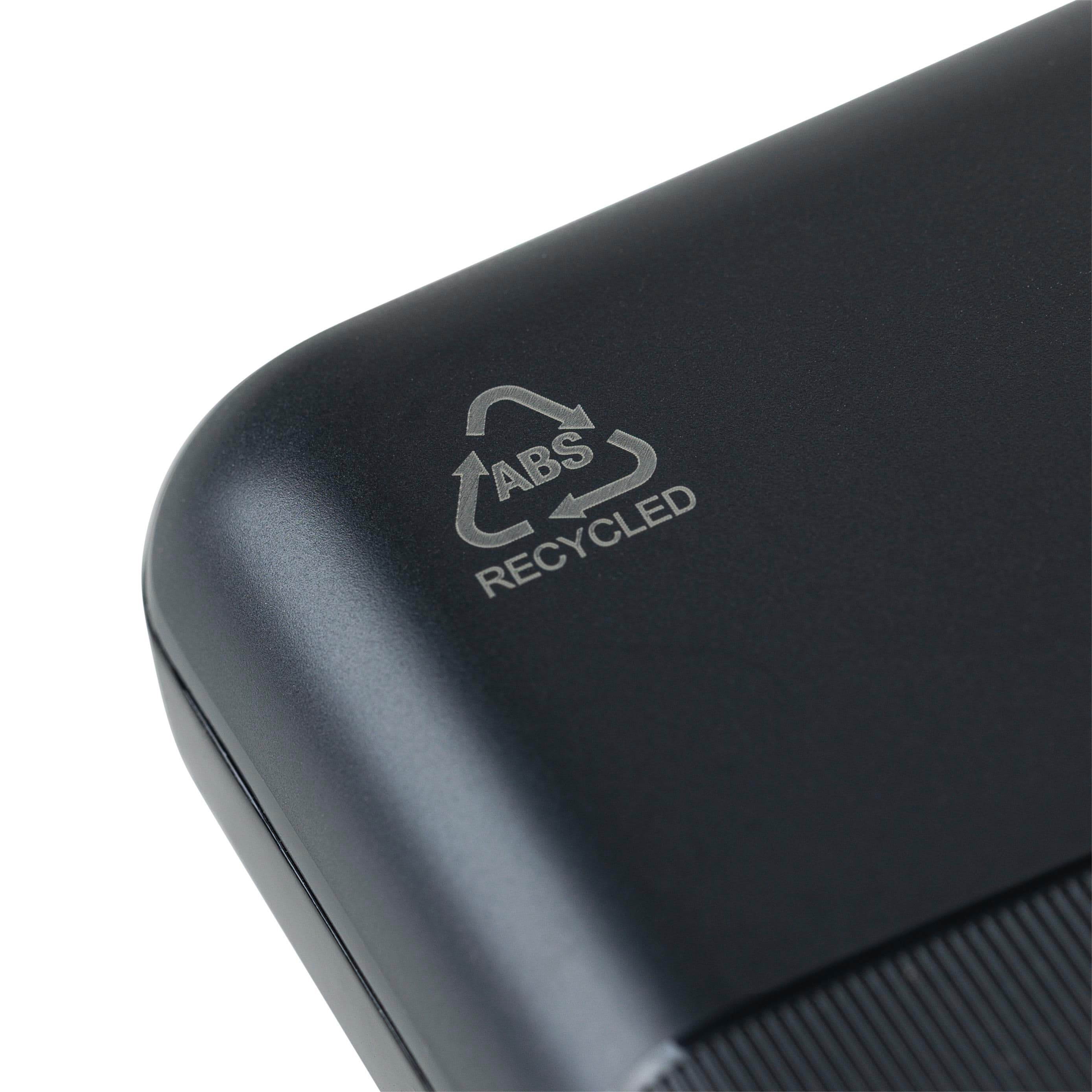 Recycelte ABS-Powerbank Rayen