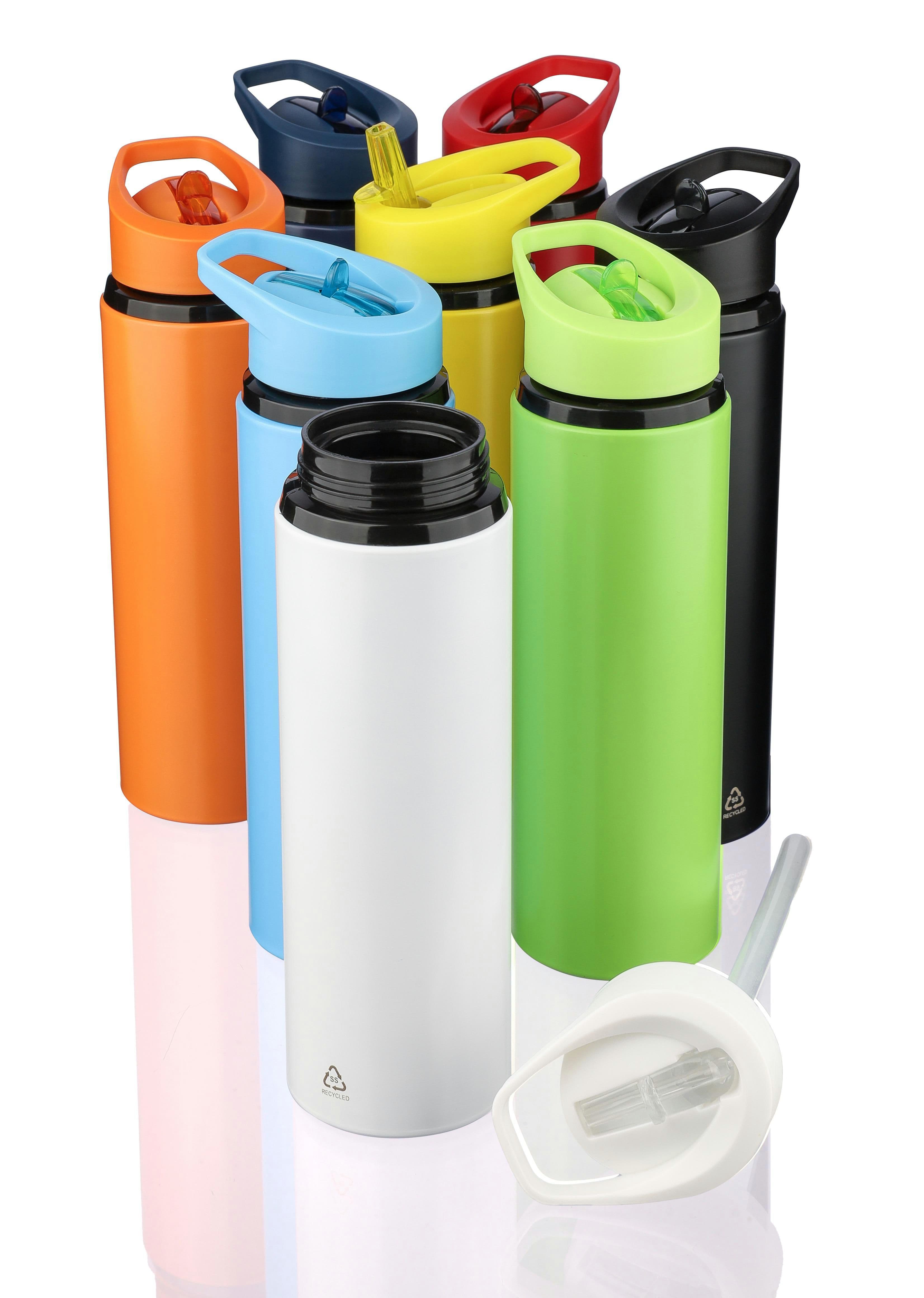 Recycelte Trinkflasche aus Edelstahl (500 ml) Zeno