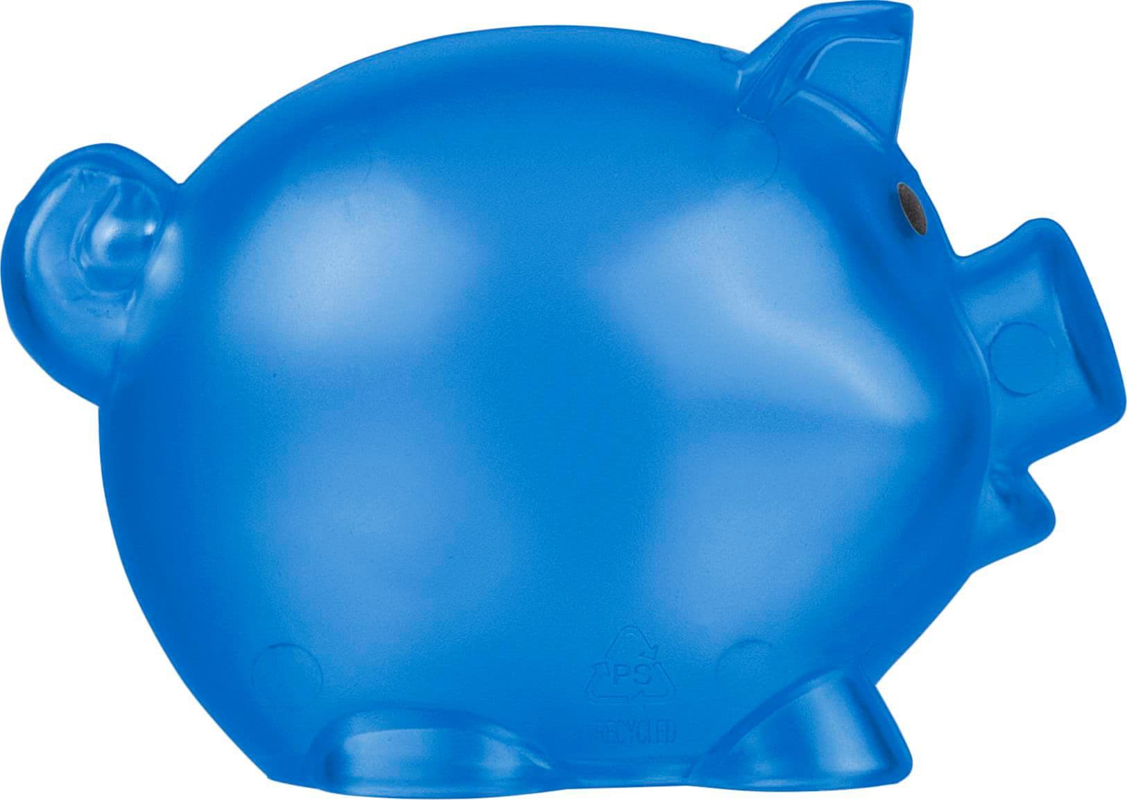 Recyceltes PS-Kunststoff-Sparschwein Vivi