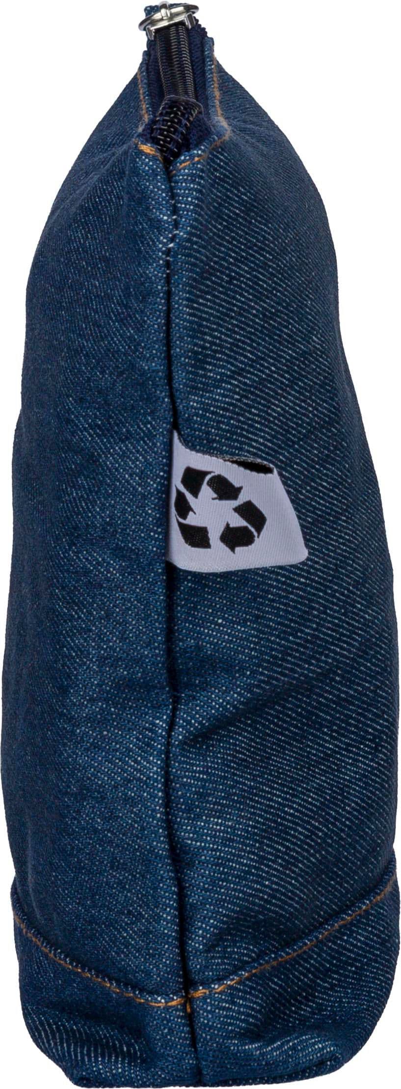 Kosmetiktasche aus recyceltem Denim Orin