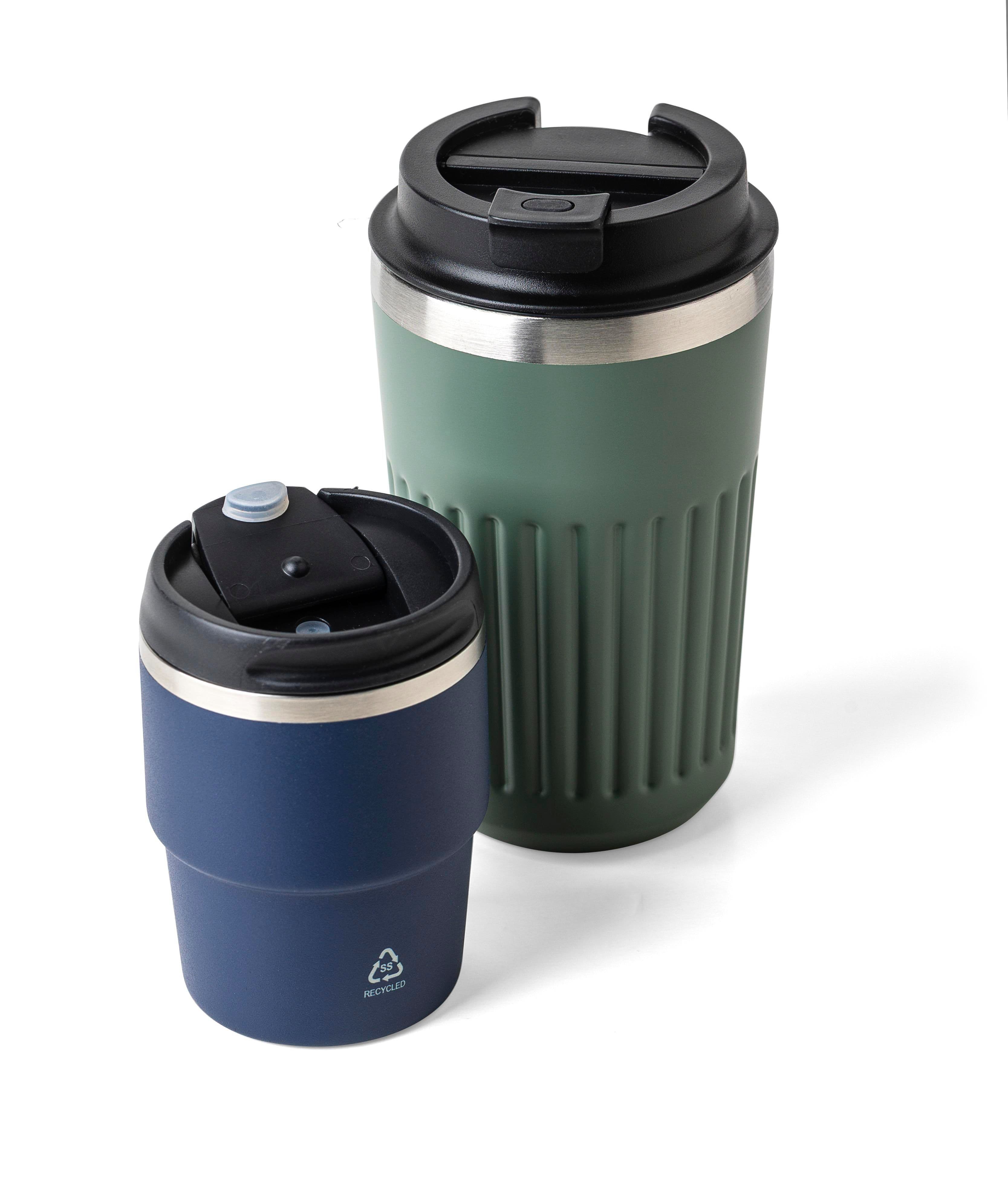 Recycelter Edelstahl-Becher mit doppelter Wand (175 ml) Oli
