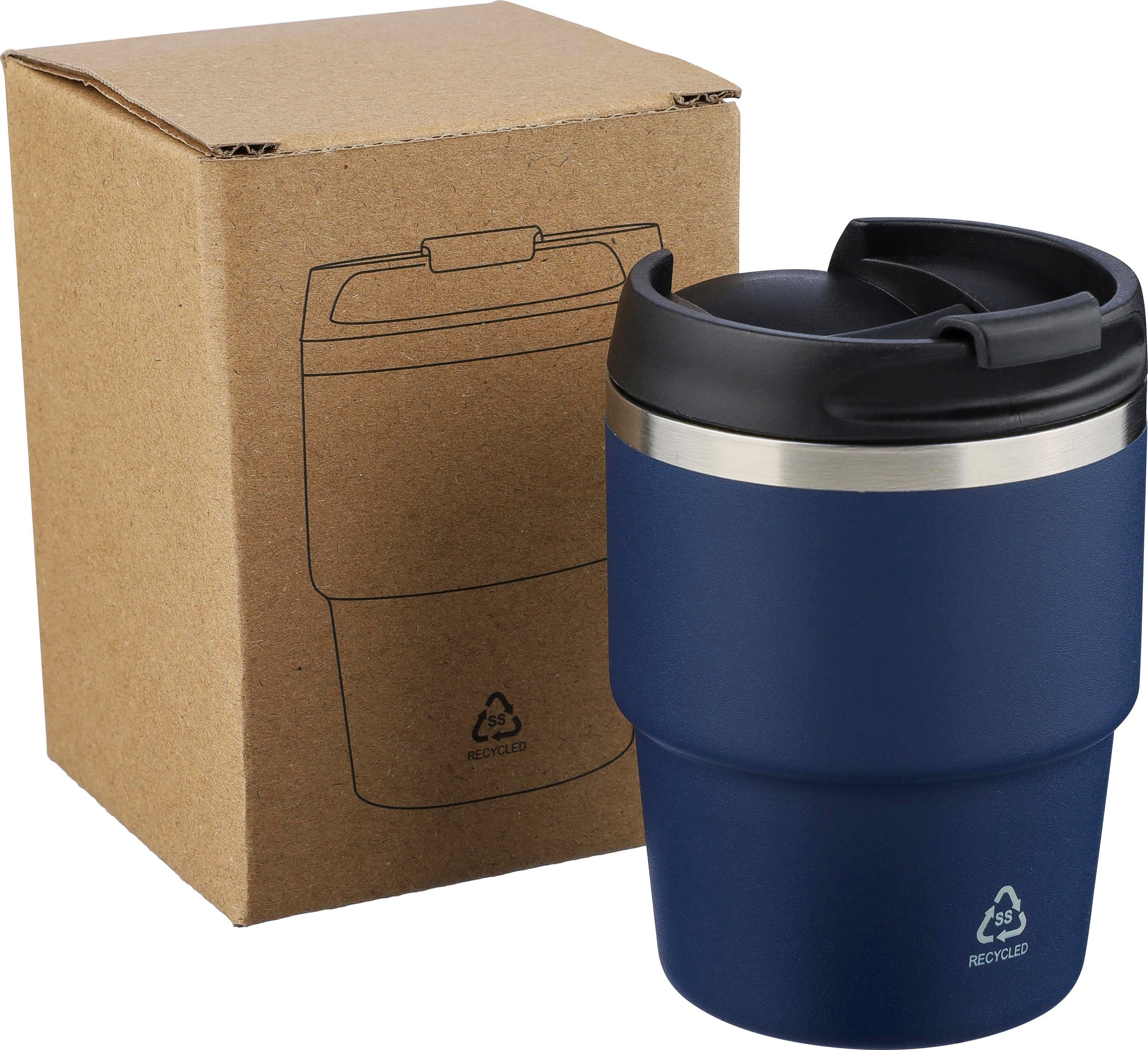 Recycelter Edelstahl-Becher mit doppelter Wand (175 ml) Oli
