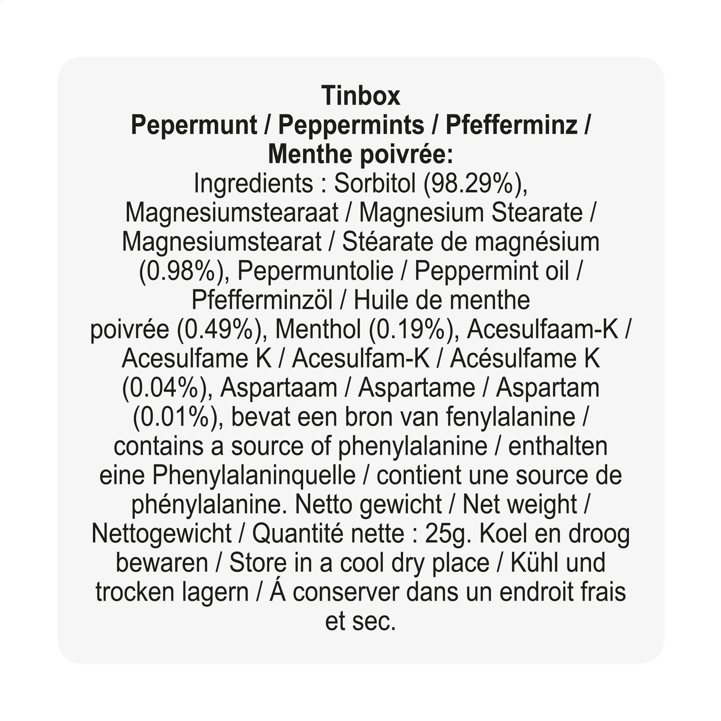 TinBox Pfefferminz