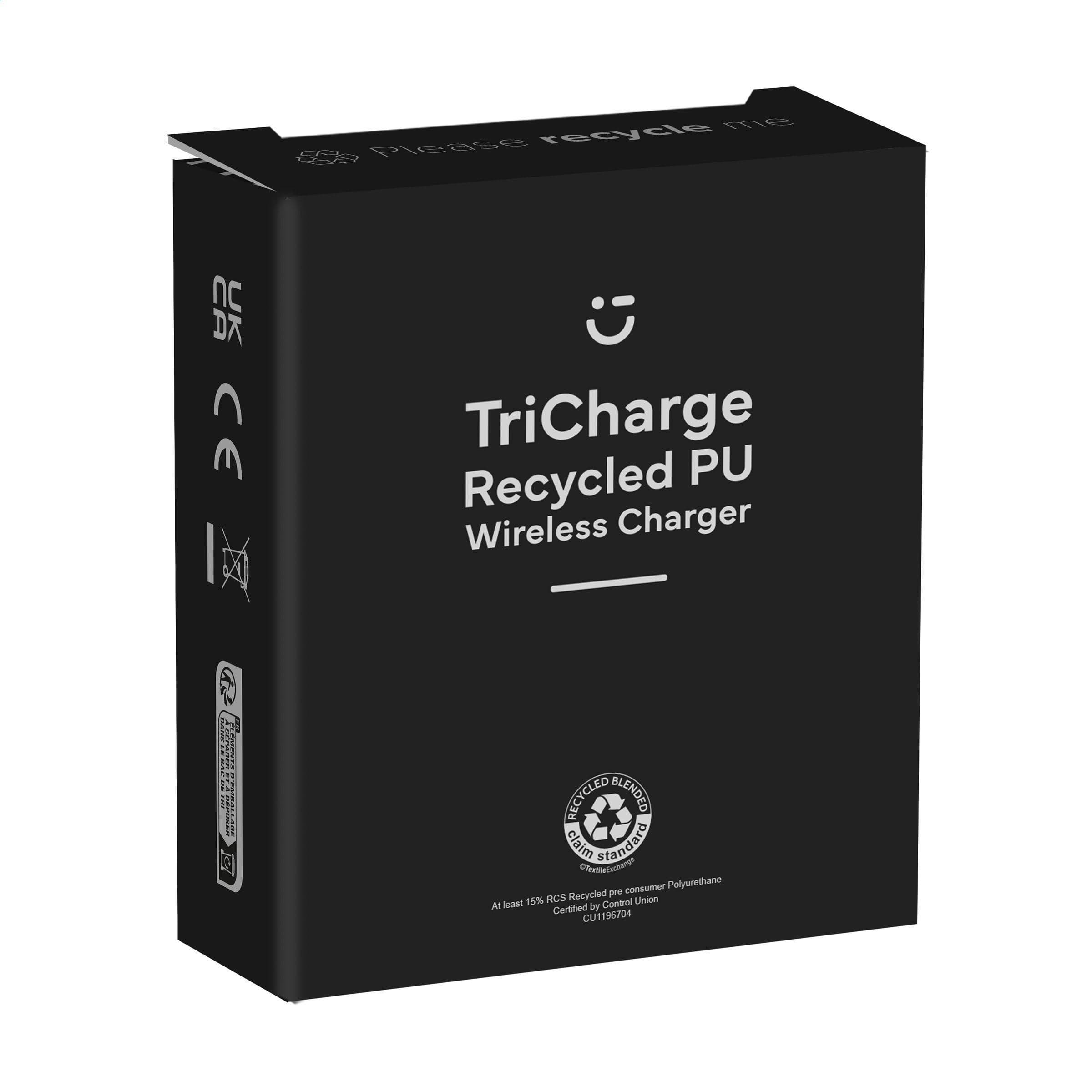 TriCharge RCS Recycled PU Wireless Charger Ladegerät