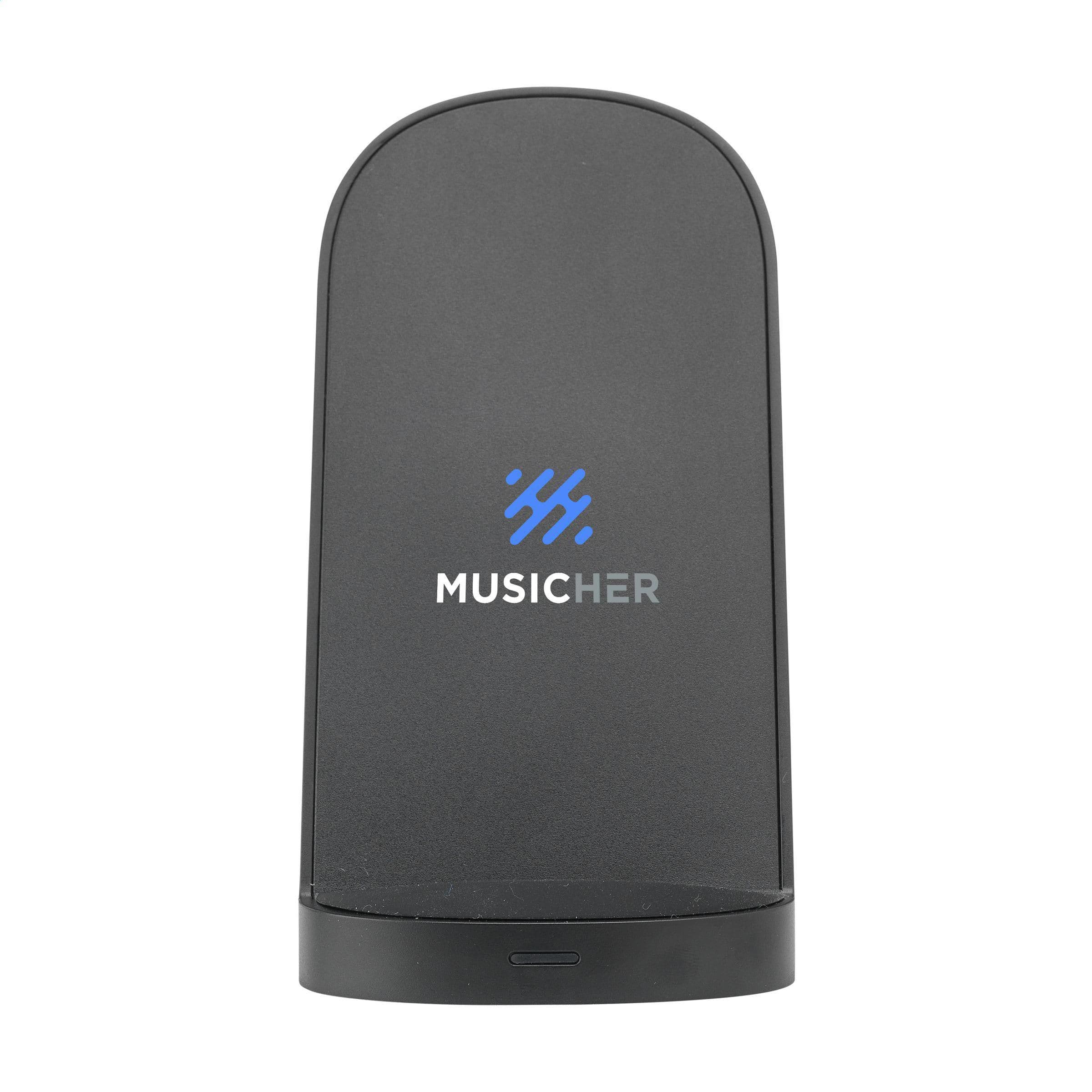 Triple-Up RCS Recycled ABS Wireless Charger Stand