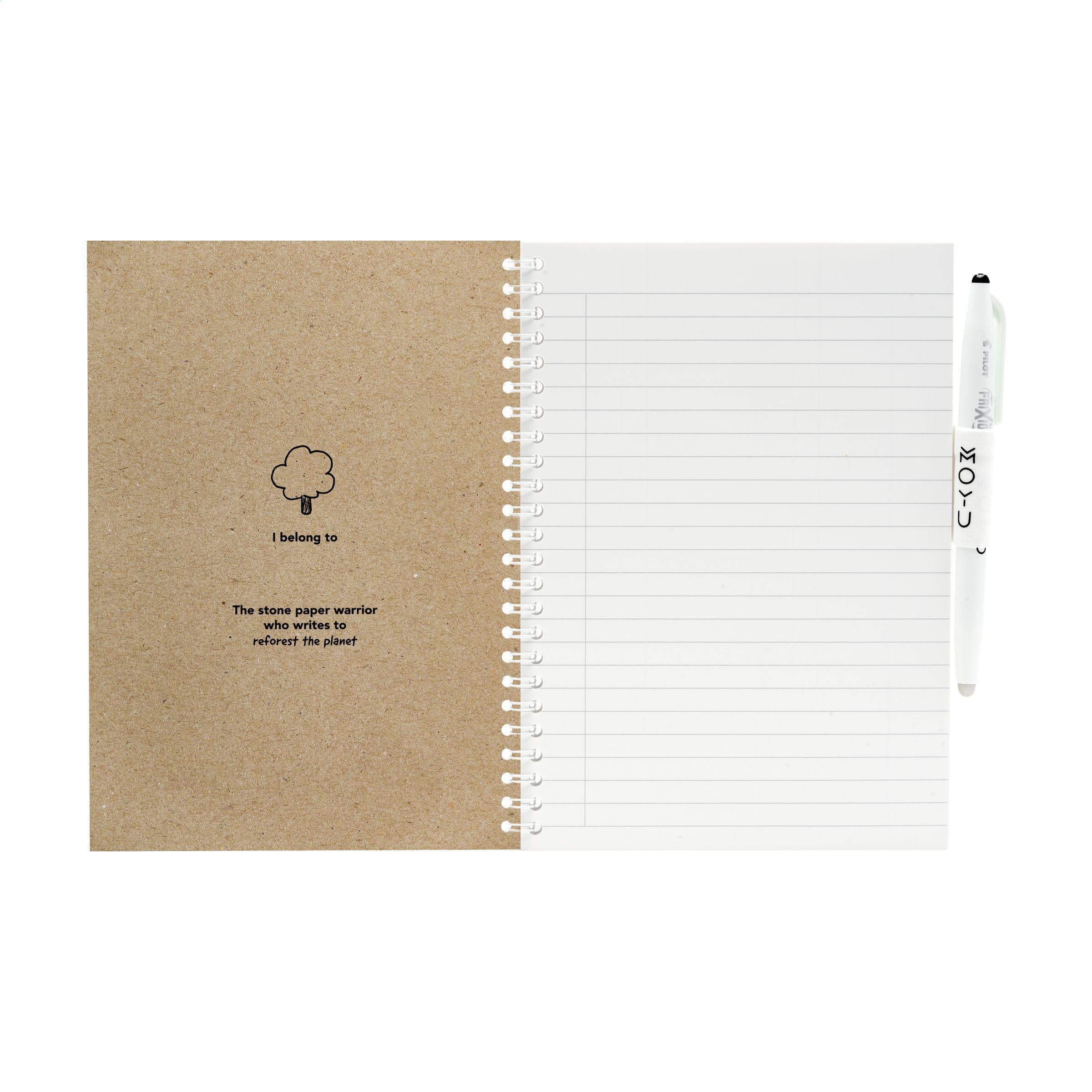 MOYU Erasable Stone Paper Notebook CraftCover 18 Seiten