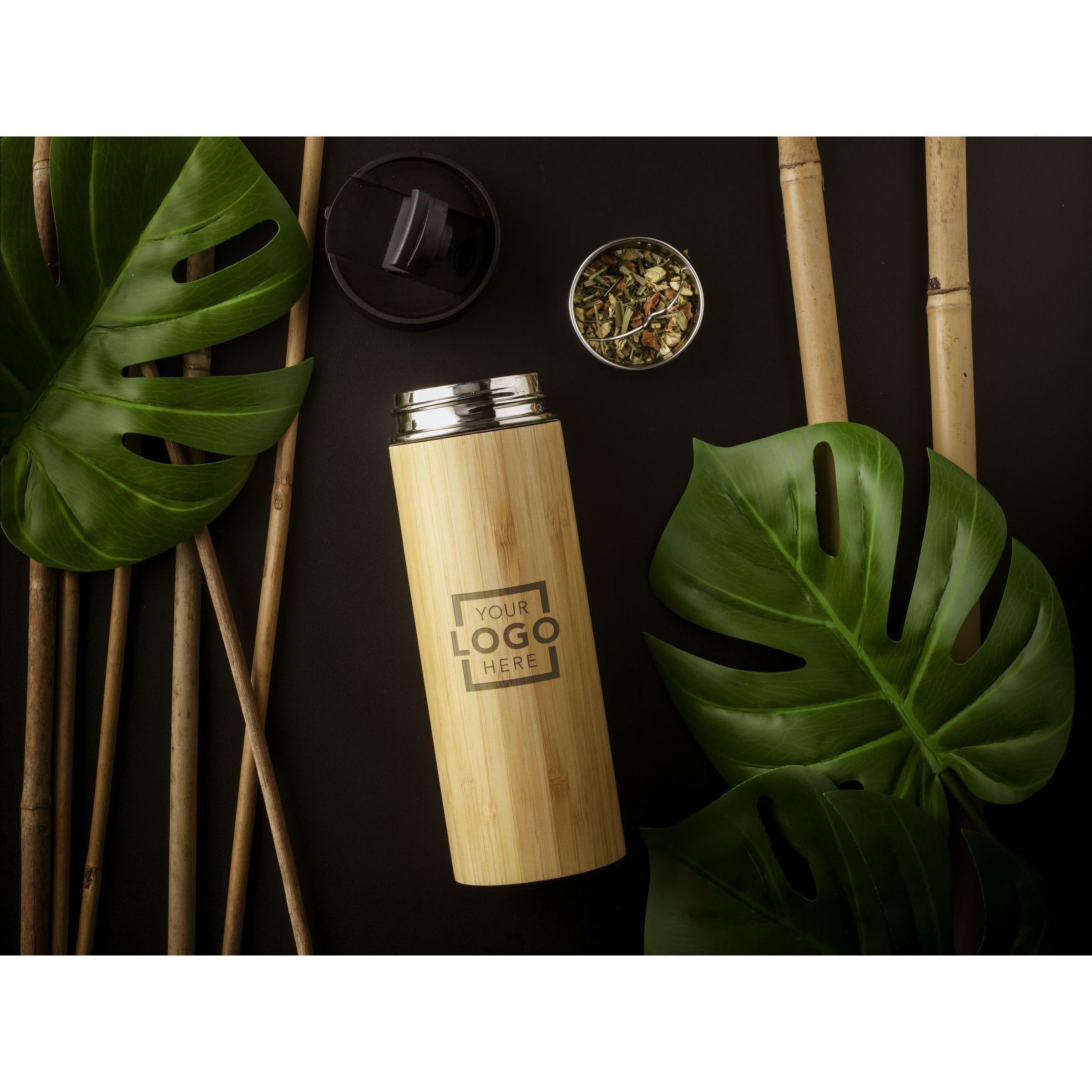 Sakura 360 ml Bambus Thermoflasche/Thermobecher