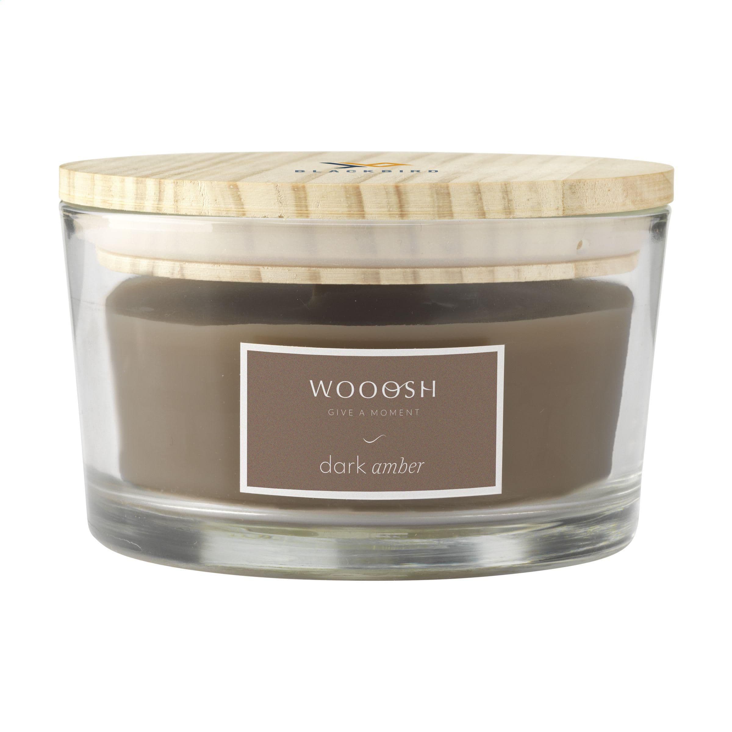 Wooosh Flame Scented Candle Dark Amber Duftkerze
