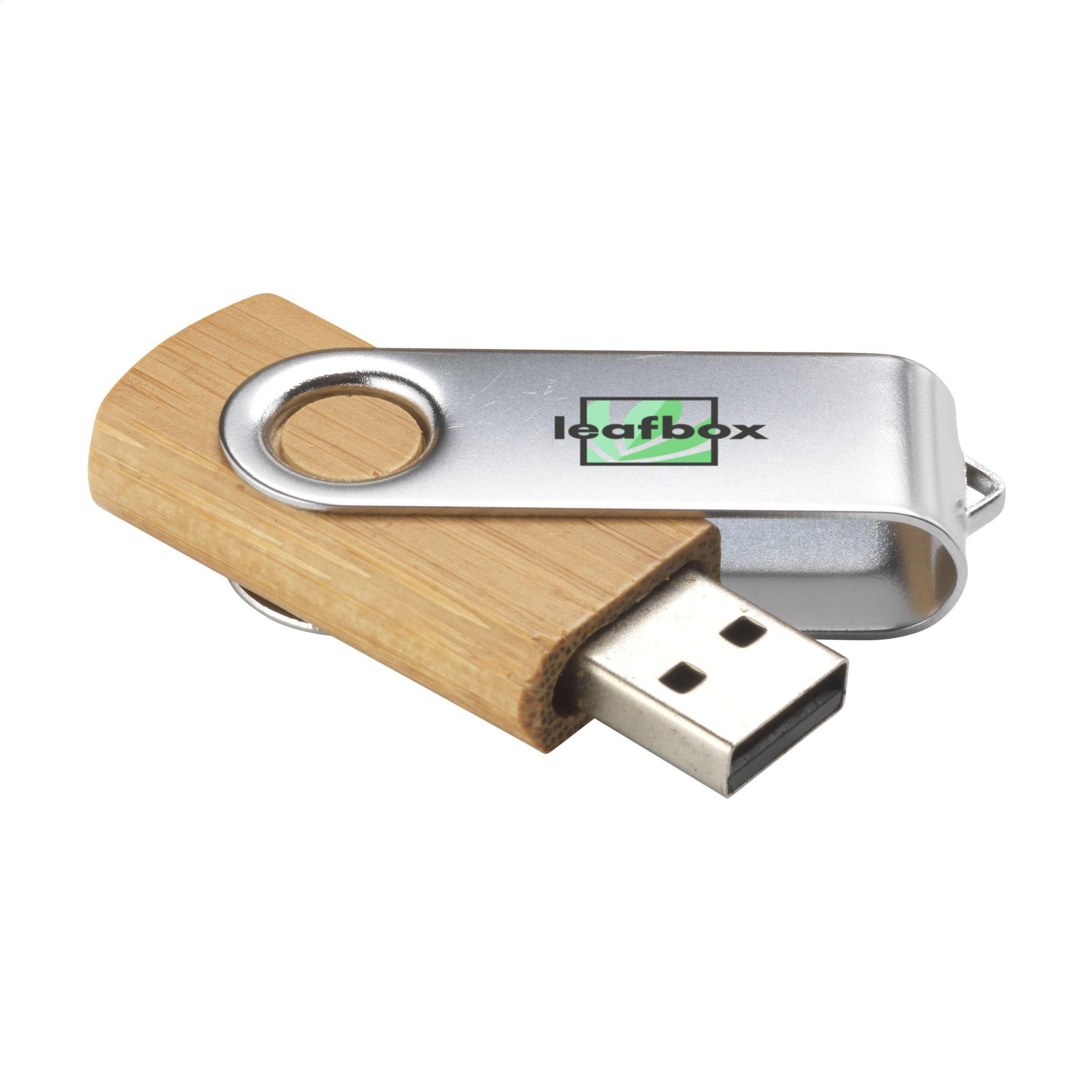 USB Twist Bamboo aus Vorrat 16 GB