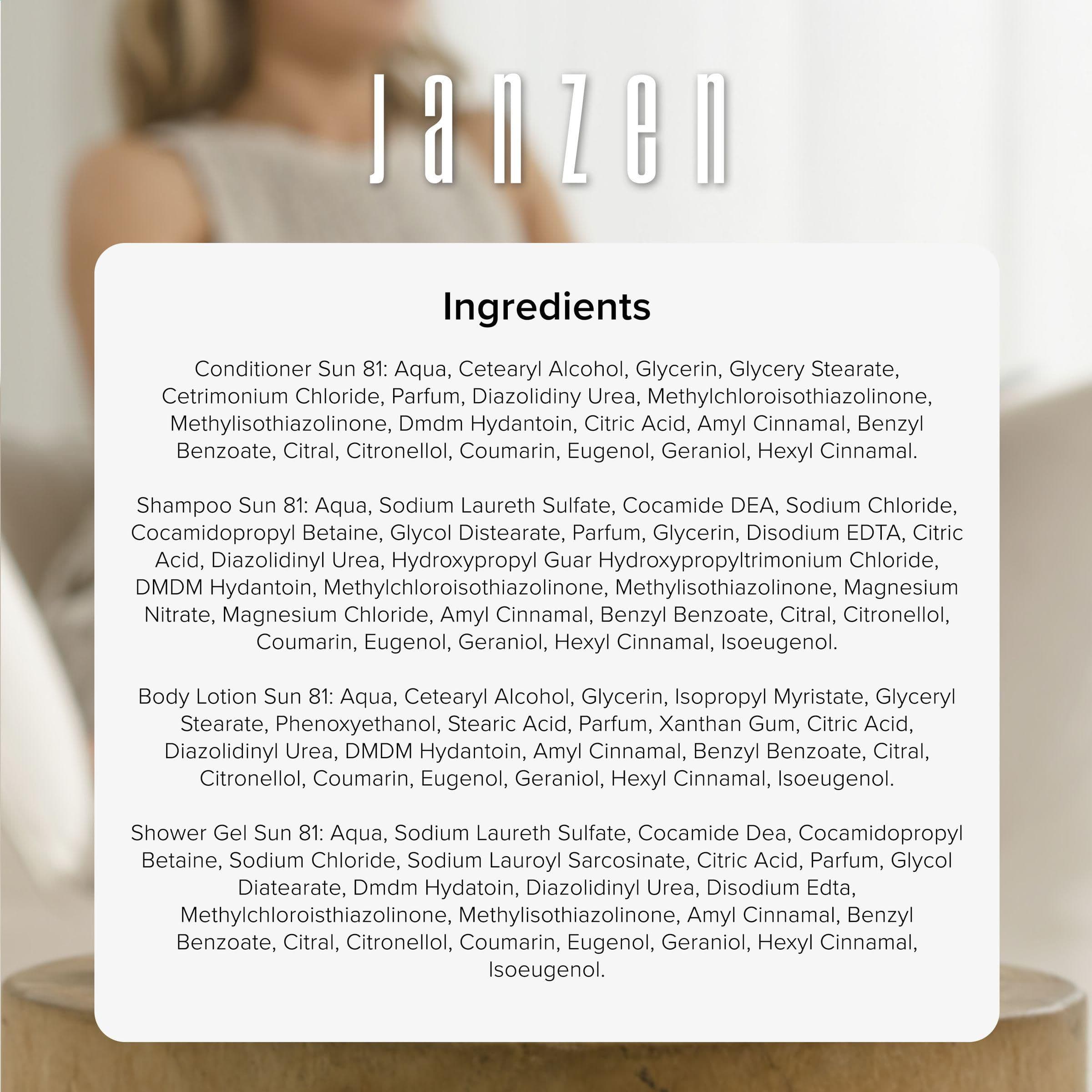 JANZEN Travel Set Sun 81