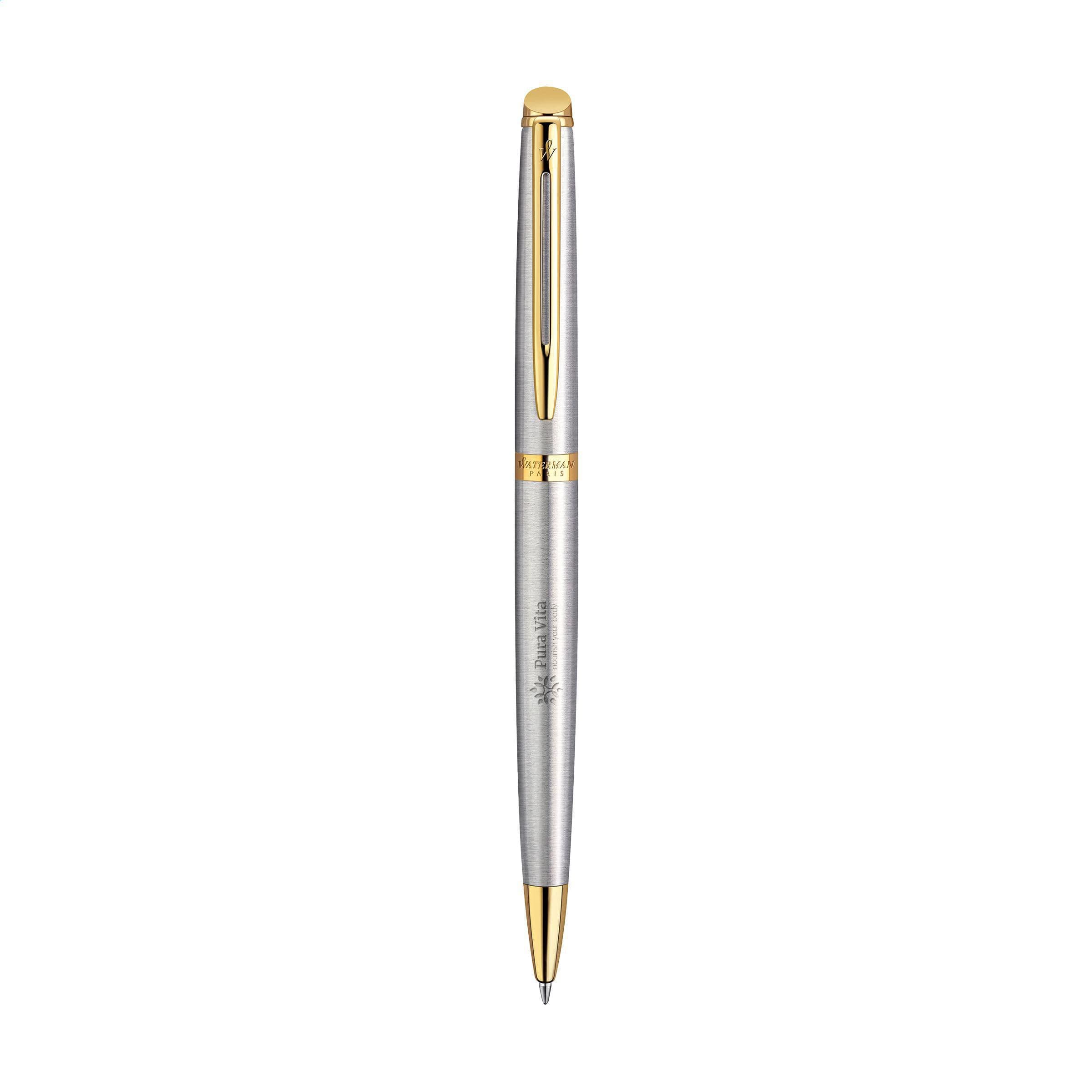 Waterman Hémisphère Kugelschreiber Silber-blau