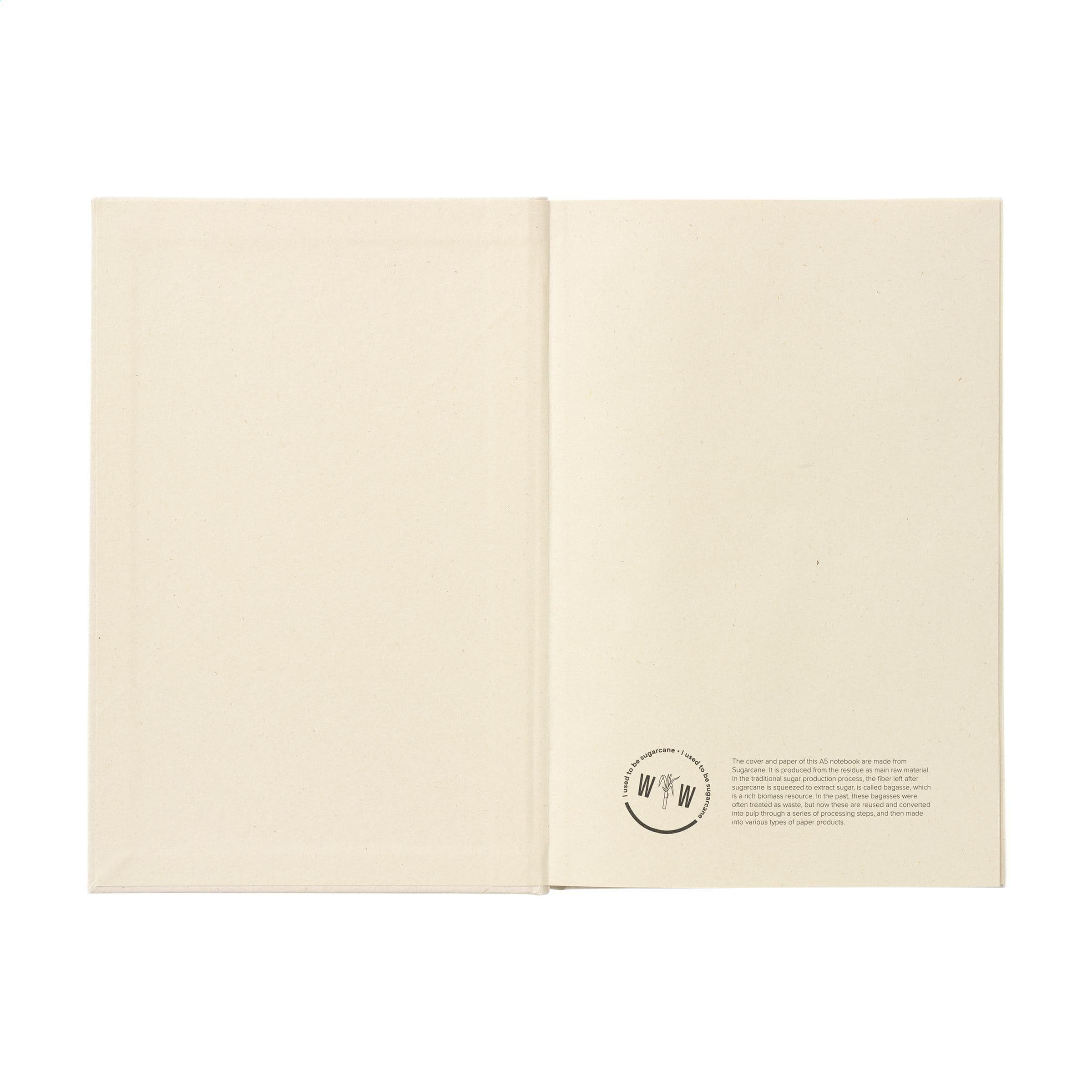 Bagasse Sugarcane Notebook A5 Notizbuch