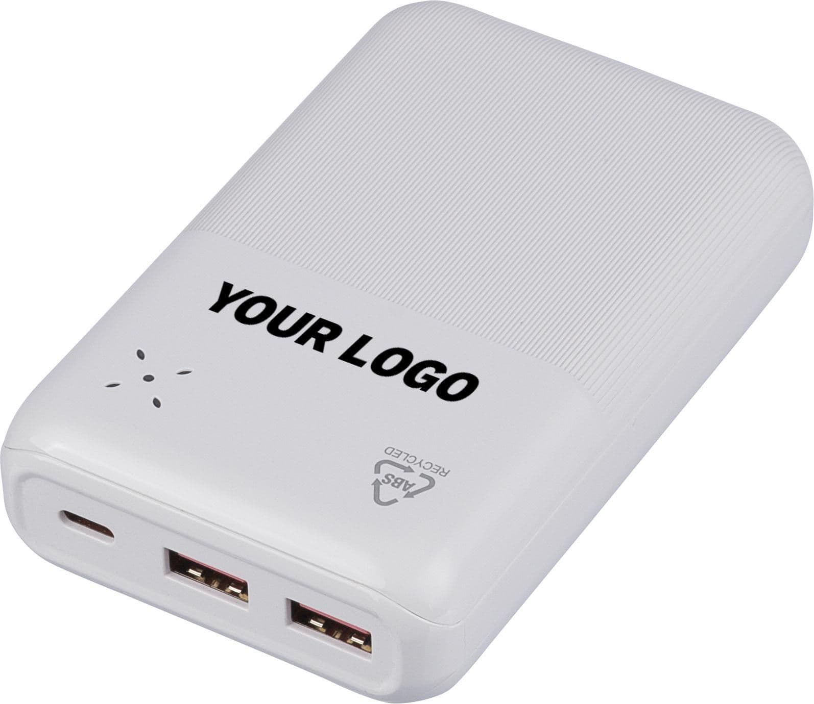 Recycelte ABS-Powerbank Rayen