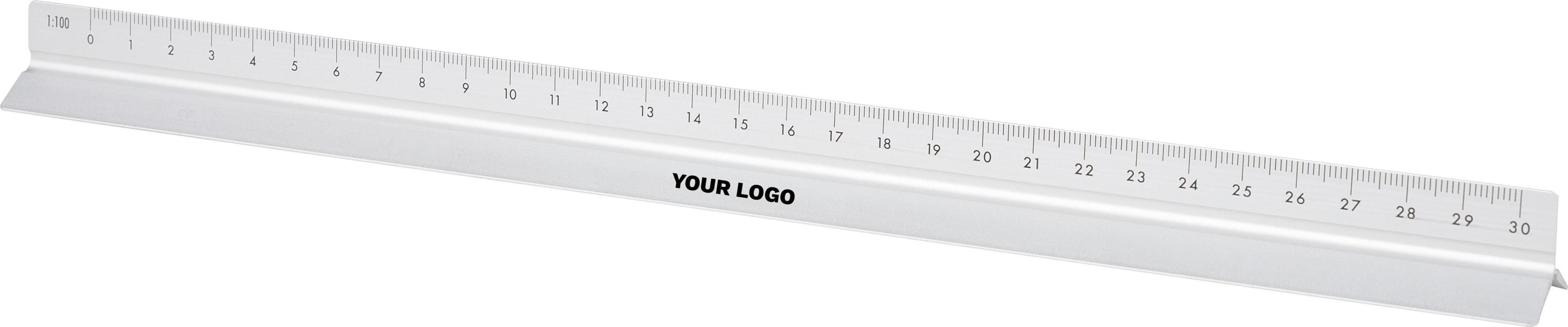 Aluminium-Dreiecklineal 30 cm Tavi