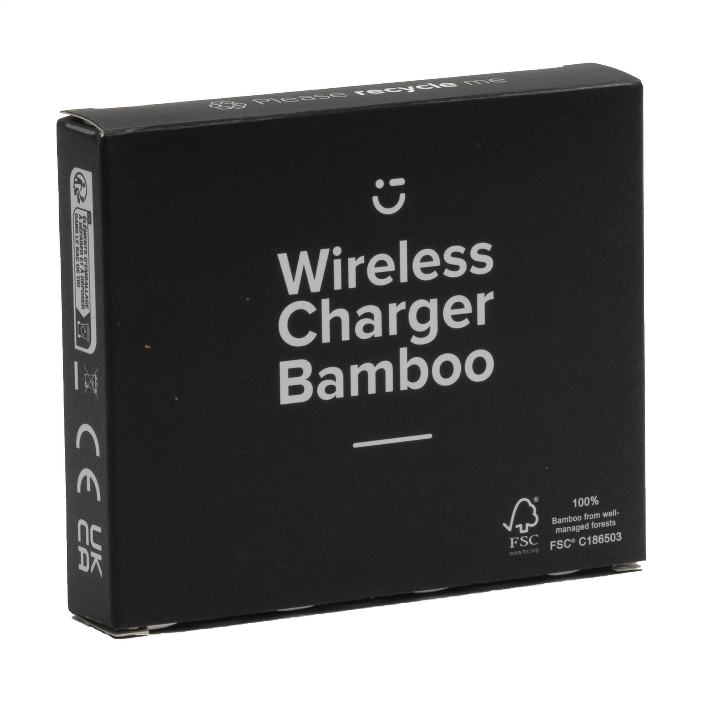 Bamboo Wireless Charger 15W tradloses Ladegerät
