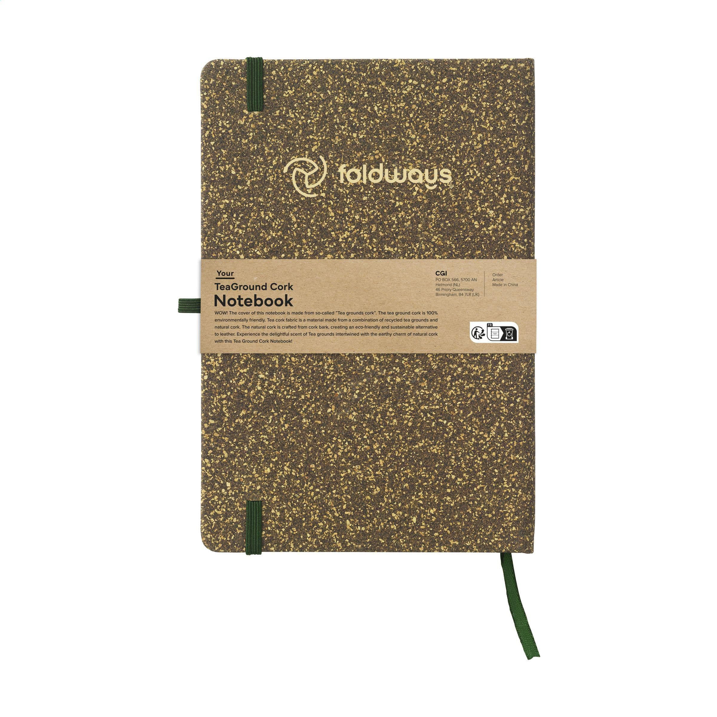 TeaGround Cork Notebook A5 Notizbuch