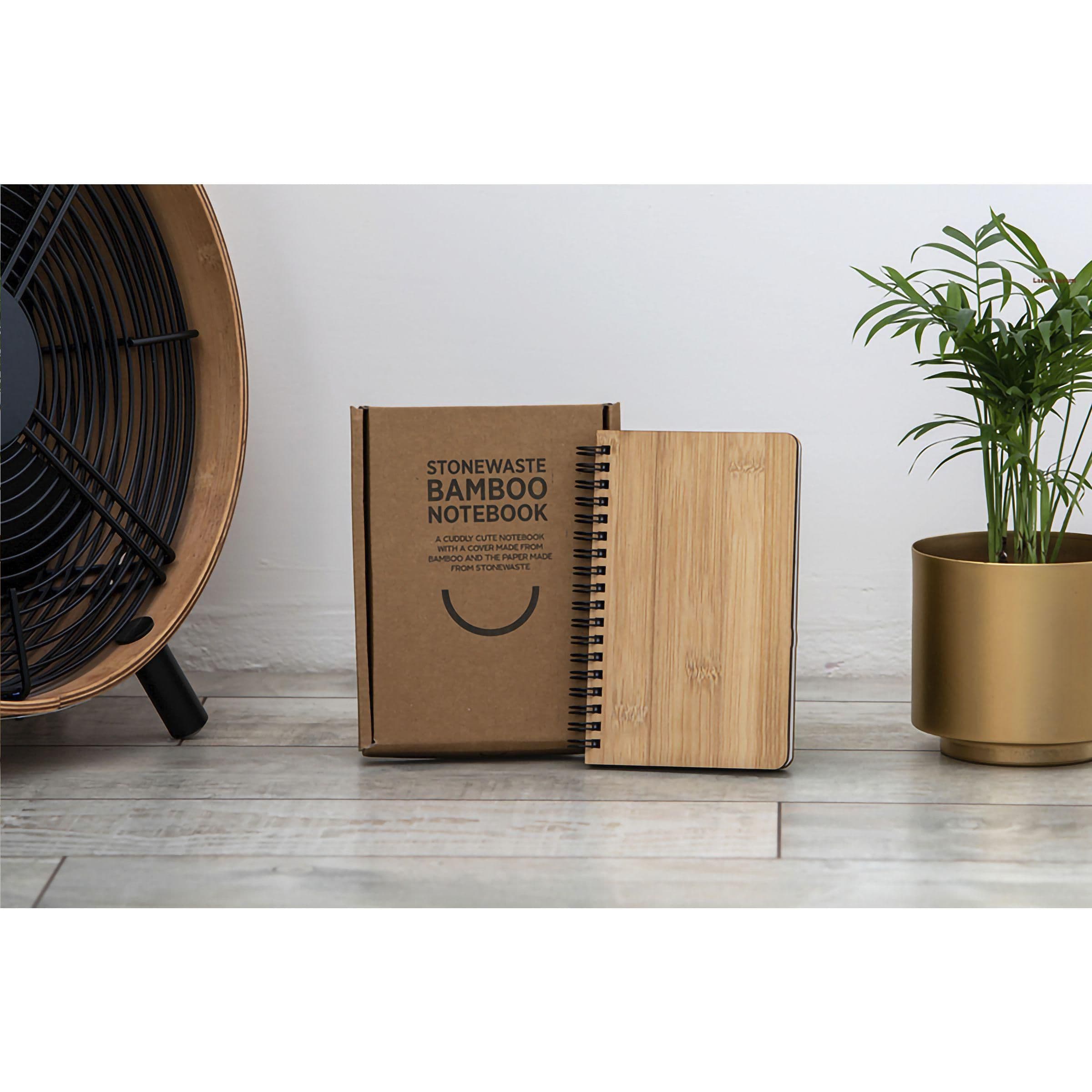 Notebook made from Stonewaste-Bamboo A6 Notizbuch