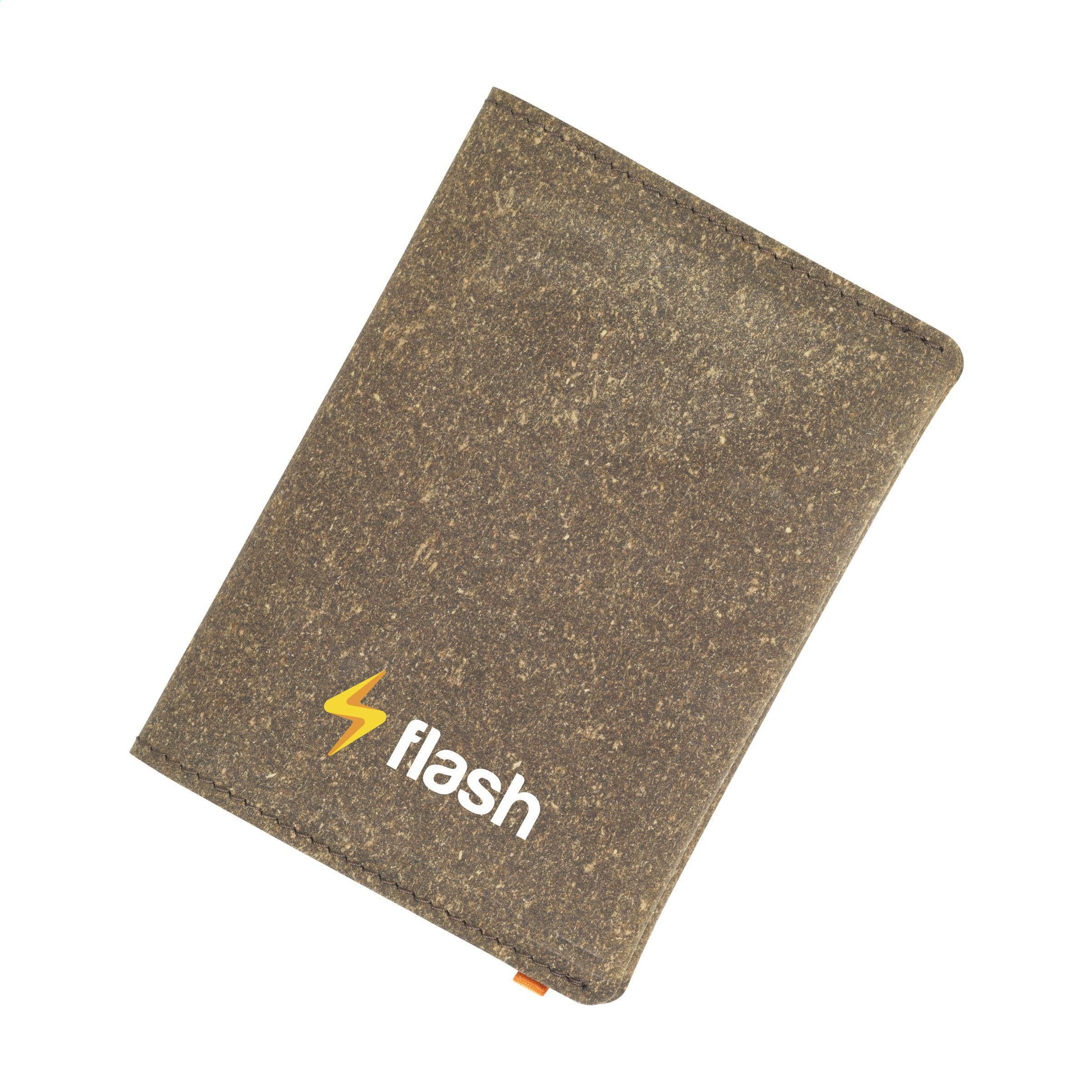 Recycled Leather Passport Holder Passhülle