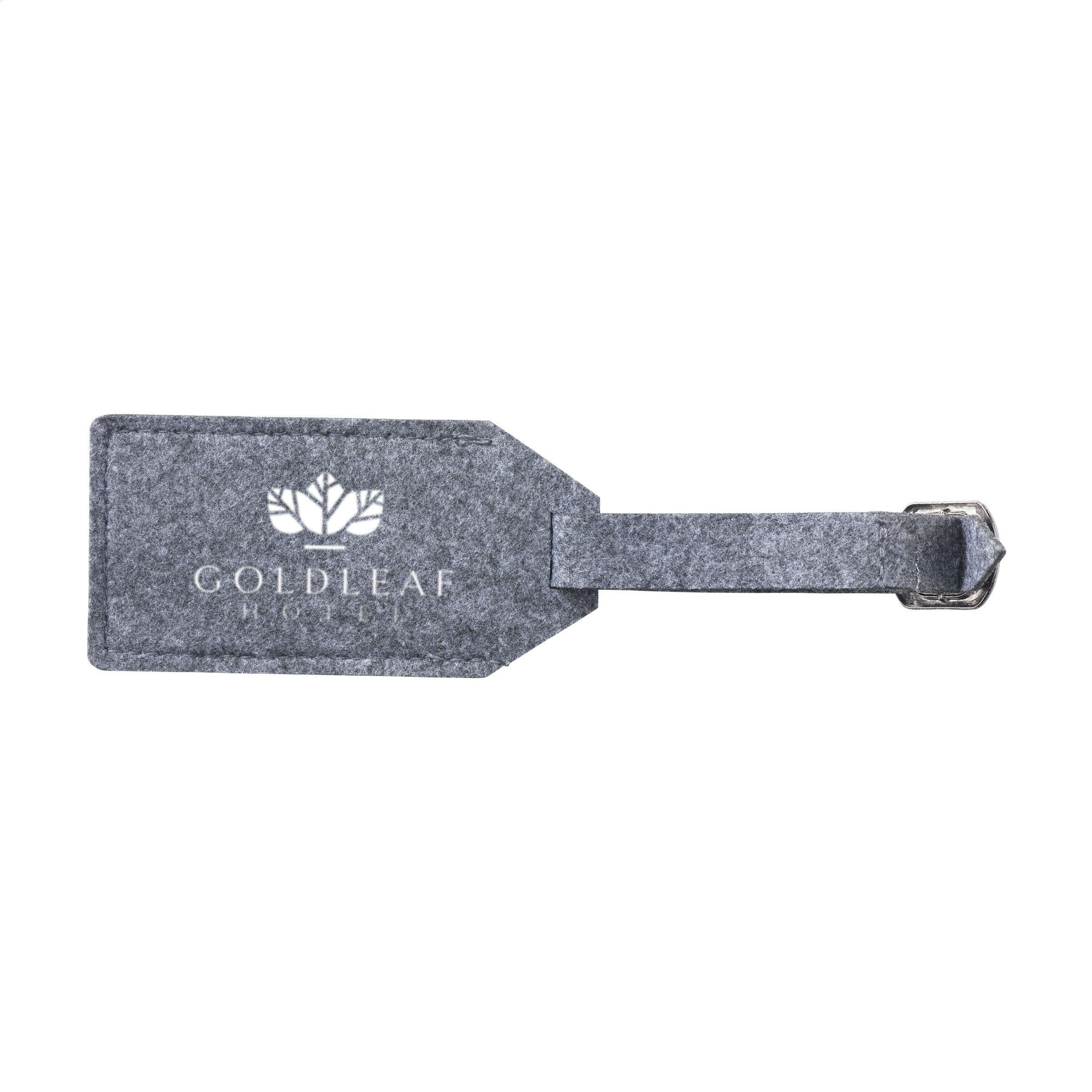 RPET Felt GRS Luggage Tag Gepäckanhänger