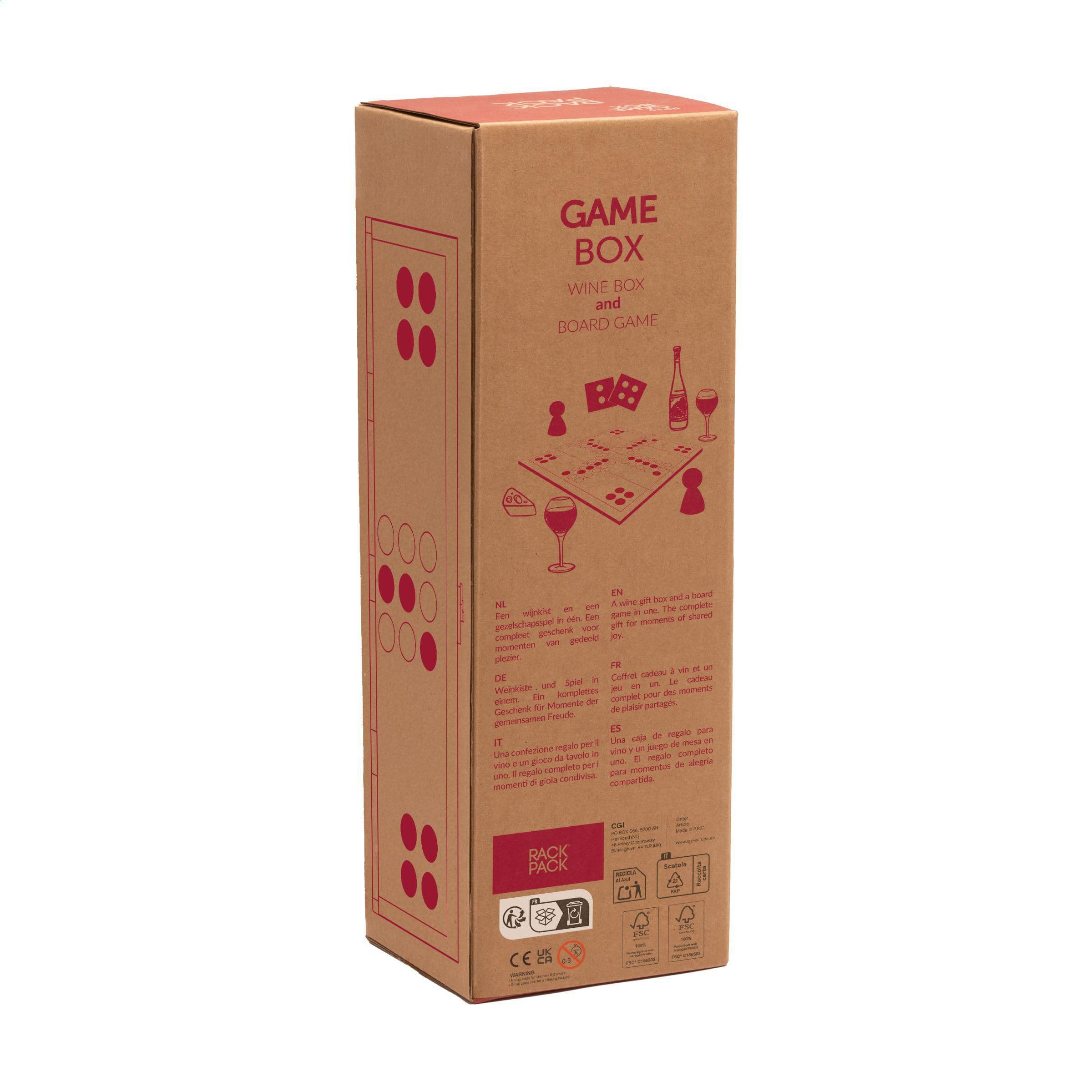Rackpack Gamebox Ludo