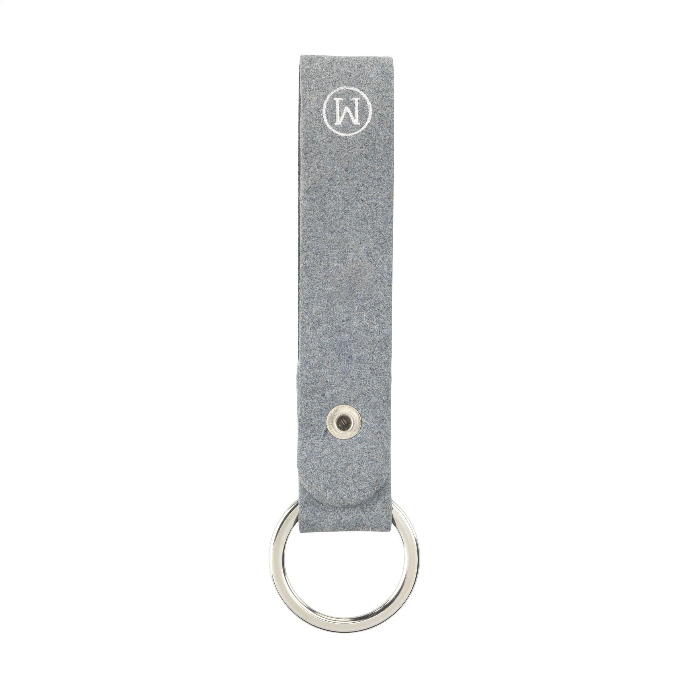 Recycled Denim Textile Keyring Schlüsselanhänger