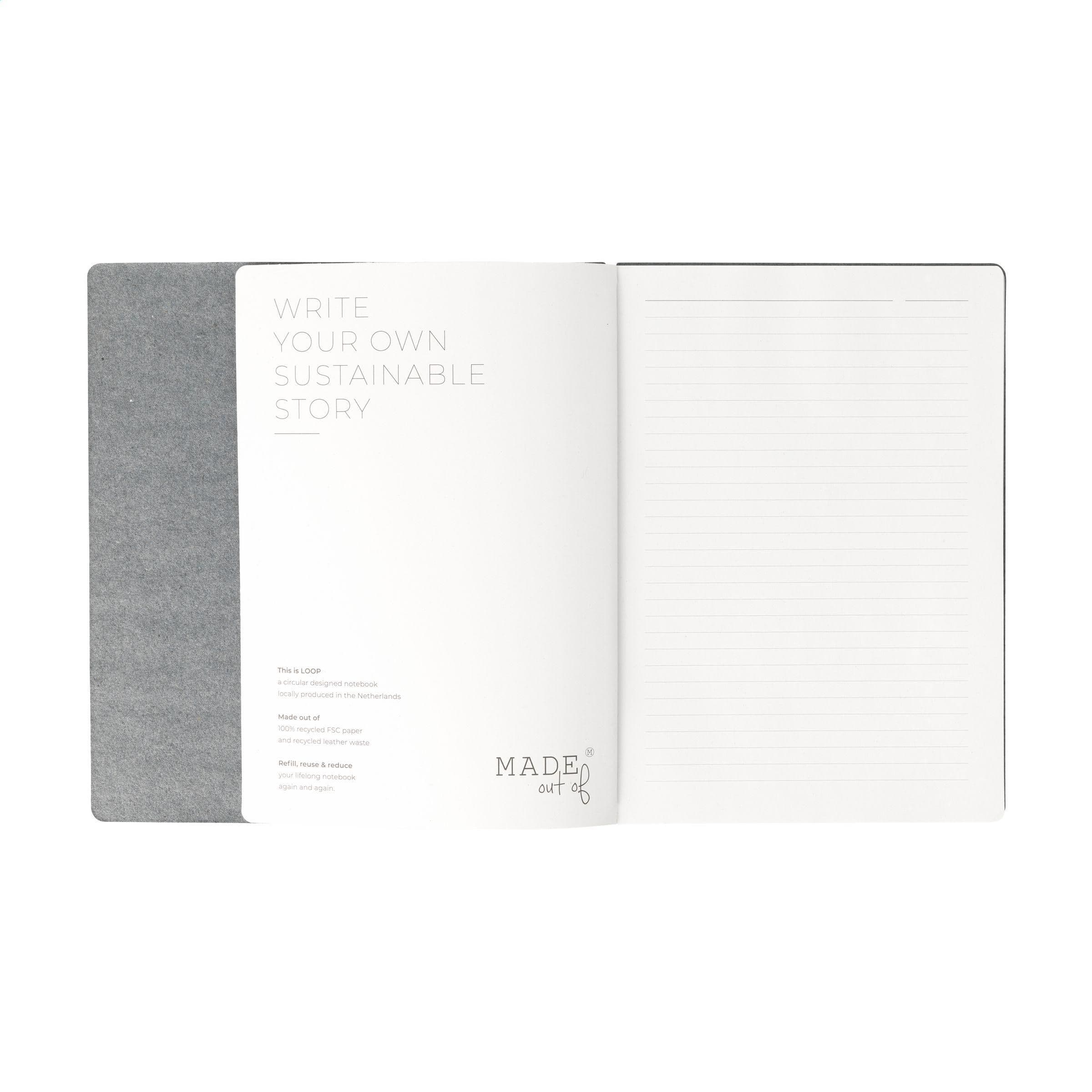 Recycled Textile Refillable Notebook A5 Notizbuch