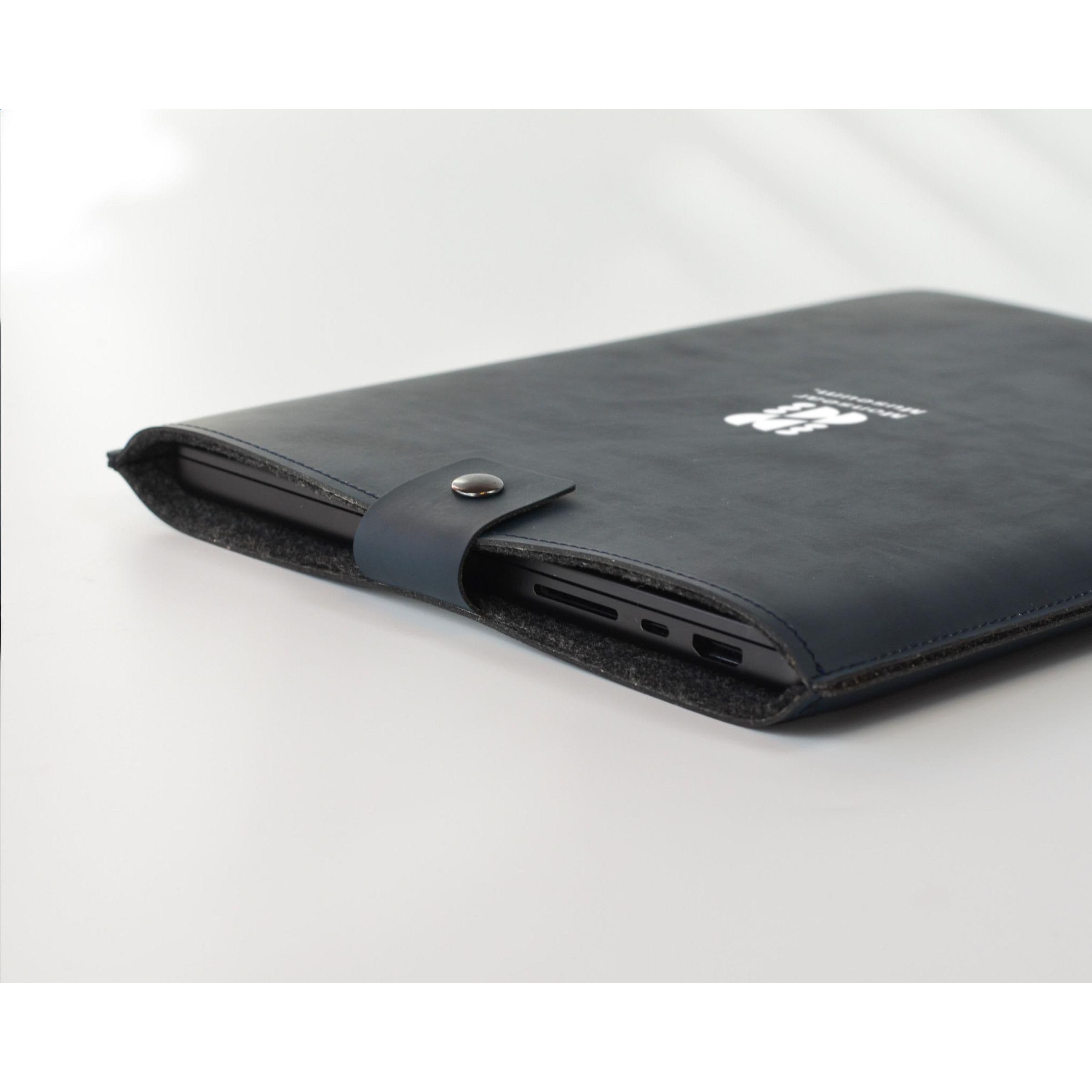 Recycled Leather Laptop Sleeve 16"