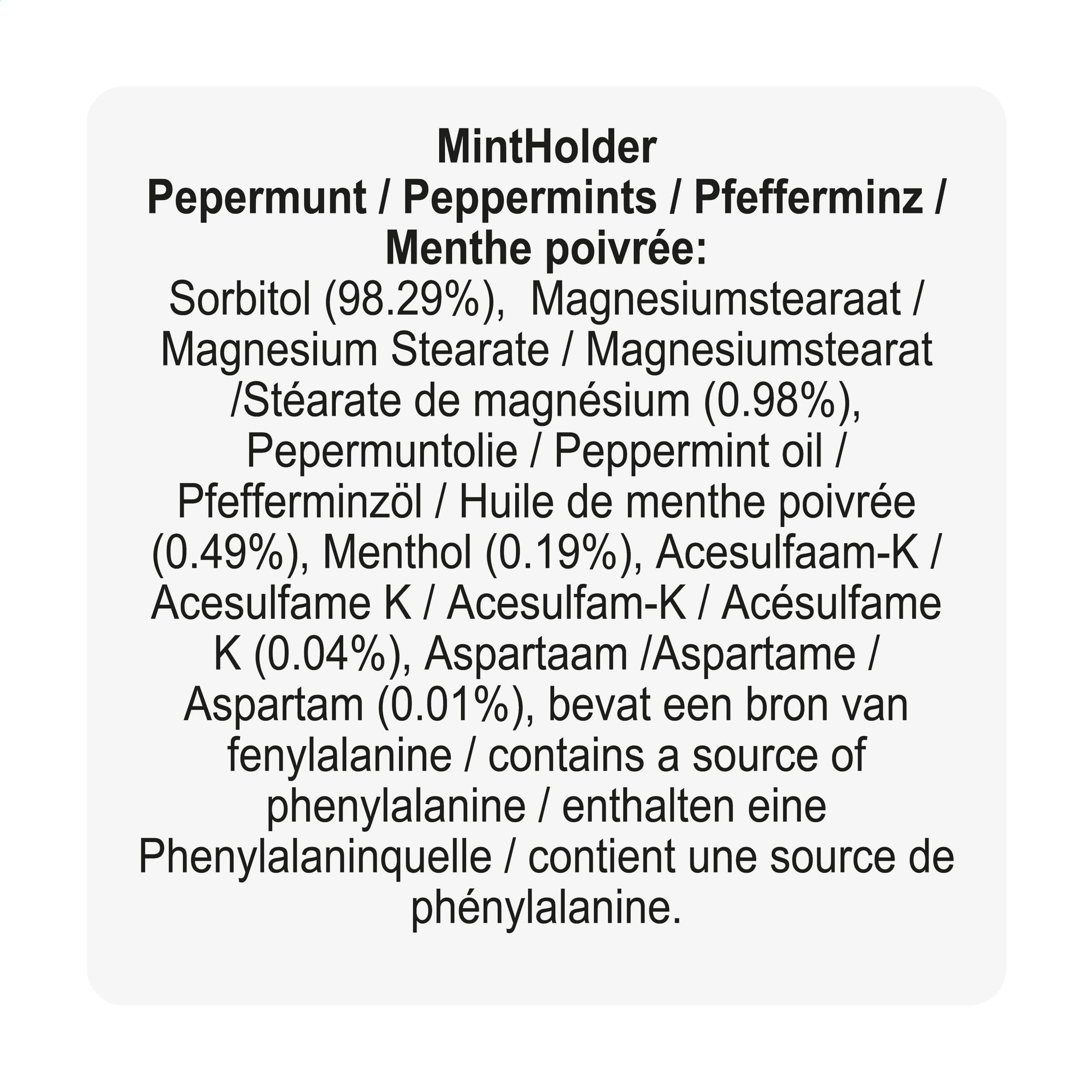 MintHolder Pfefferminz