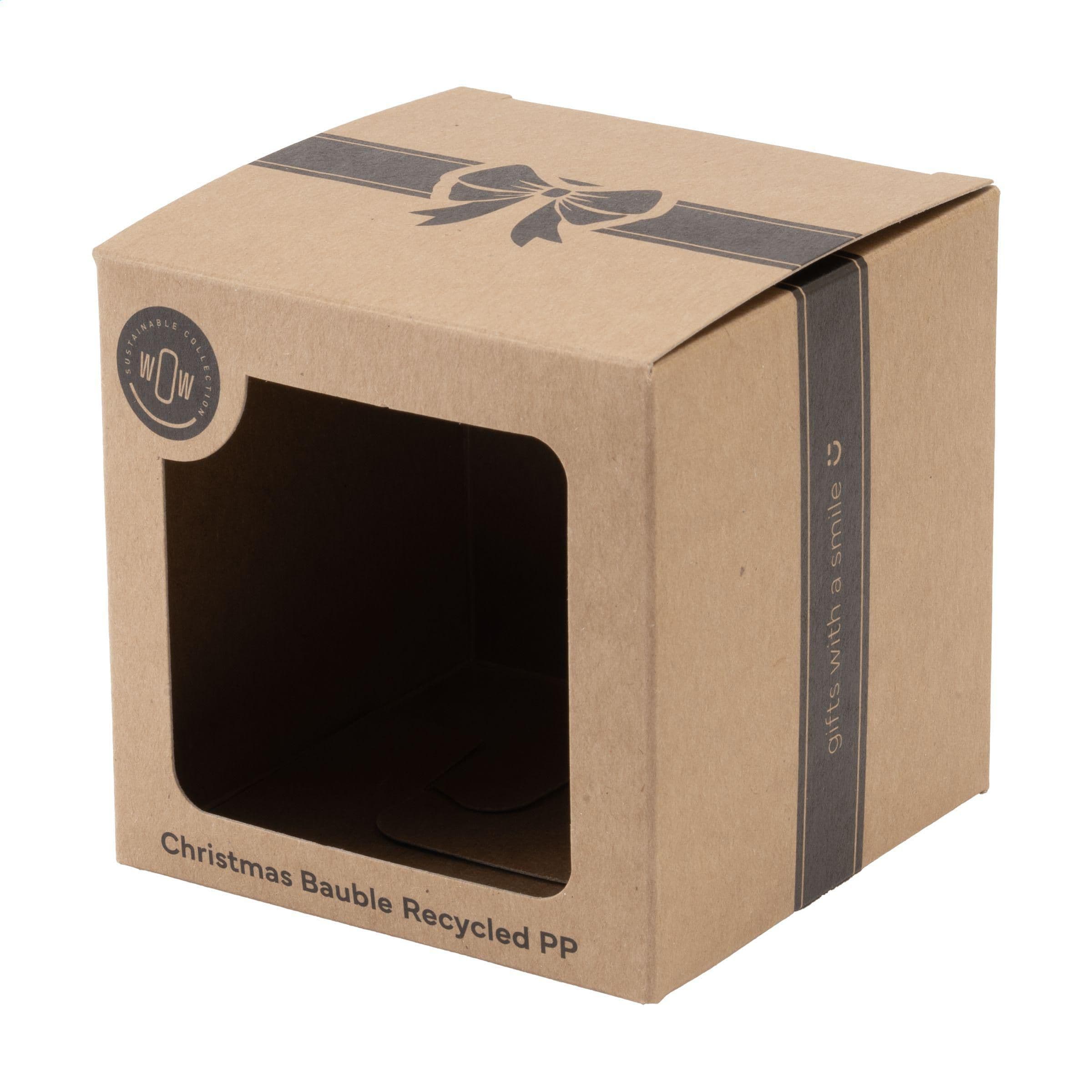 Weihnachtskugel Ø7cm Recycled PP Box - Made in Europe