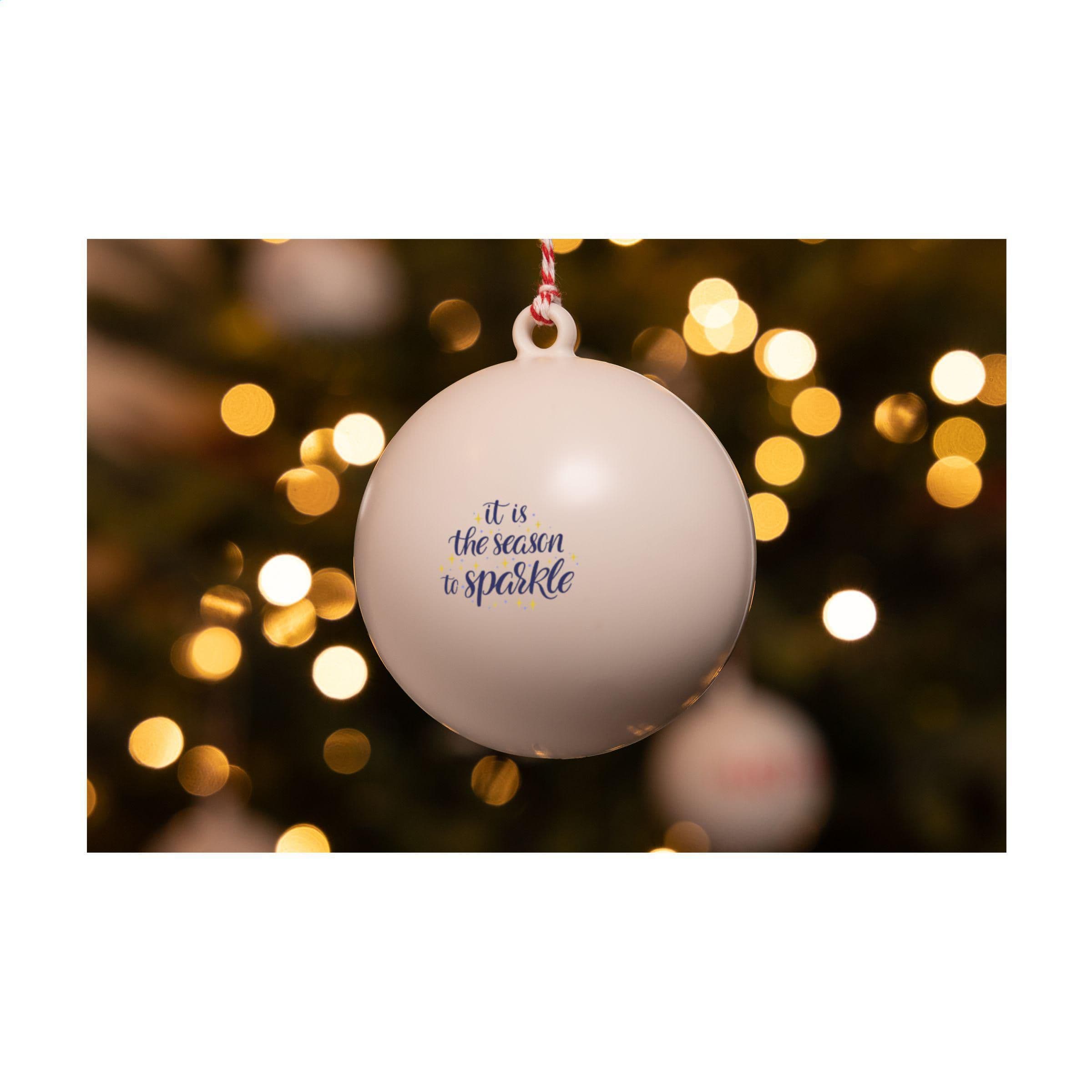 Weihnachtskugel Ø7cm Recycled PP Box - Made in Europe