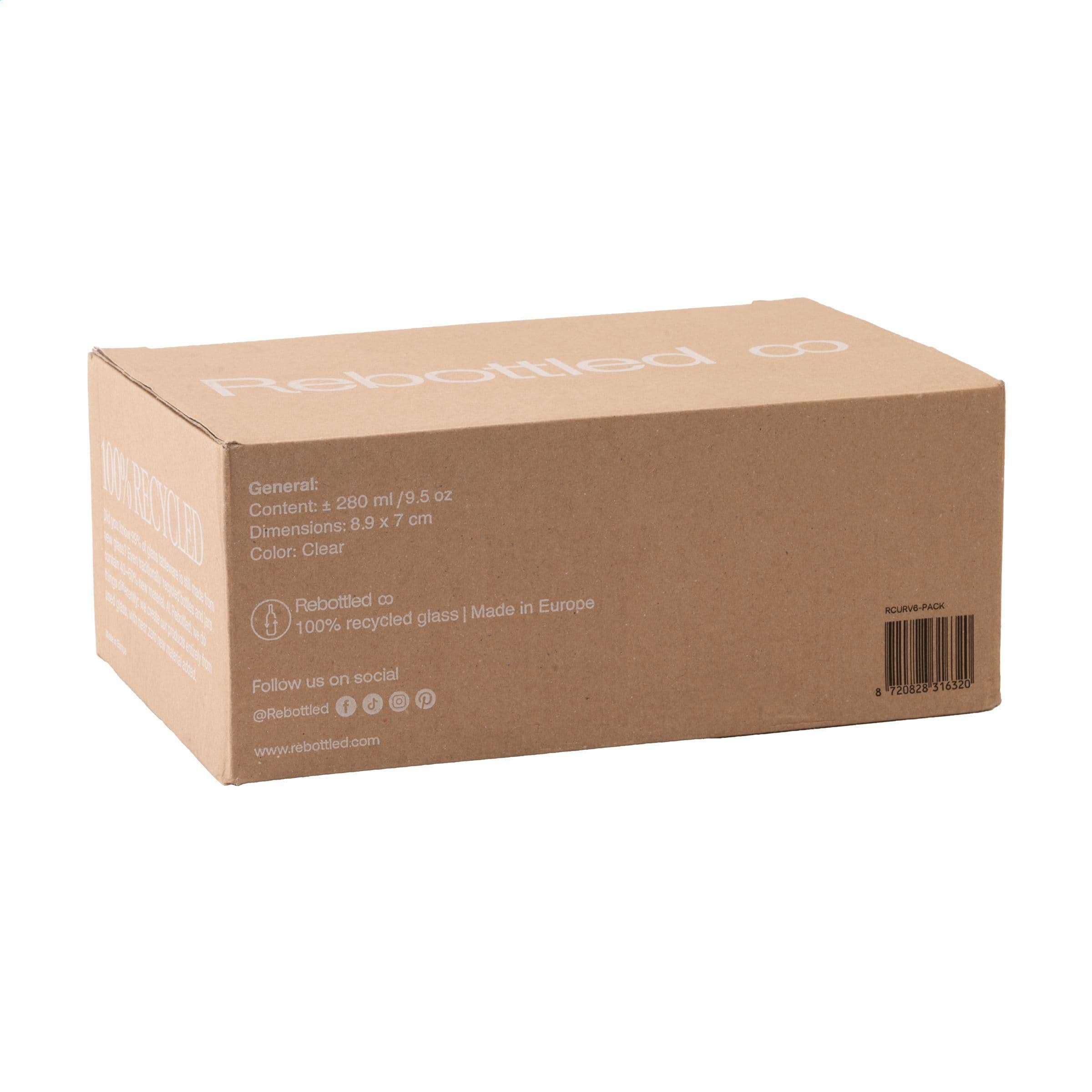 Rebottled® Curve 100% recycled