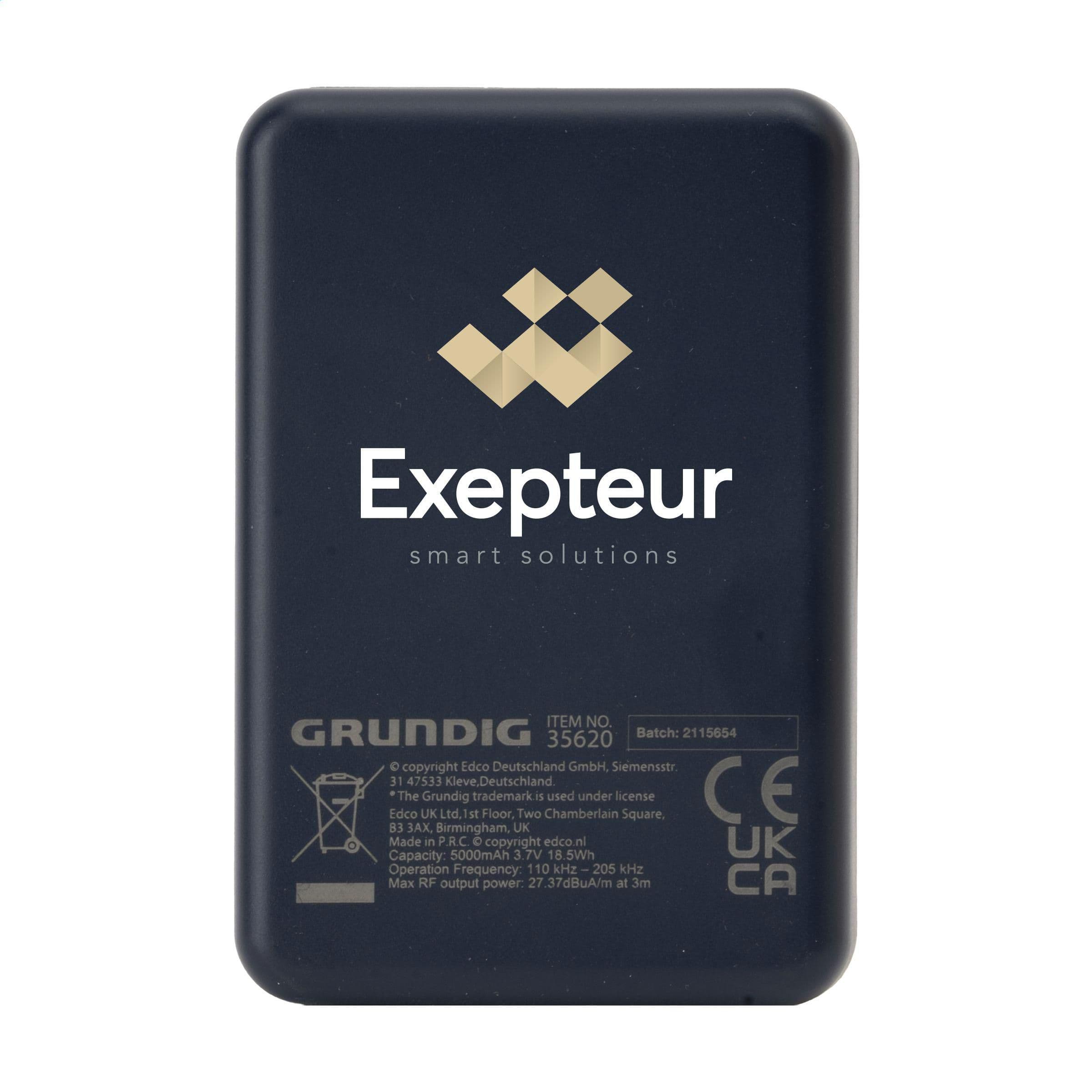 Grundig Wireless Magnetic Powerbank Mini 5000mAh