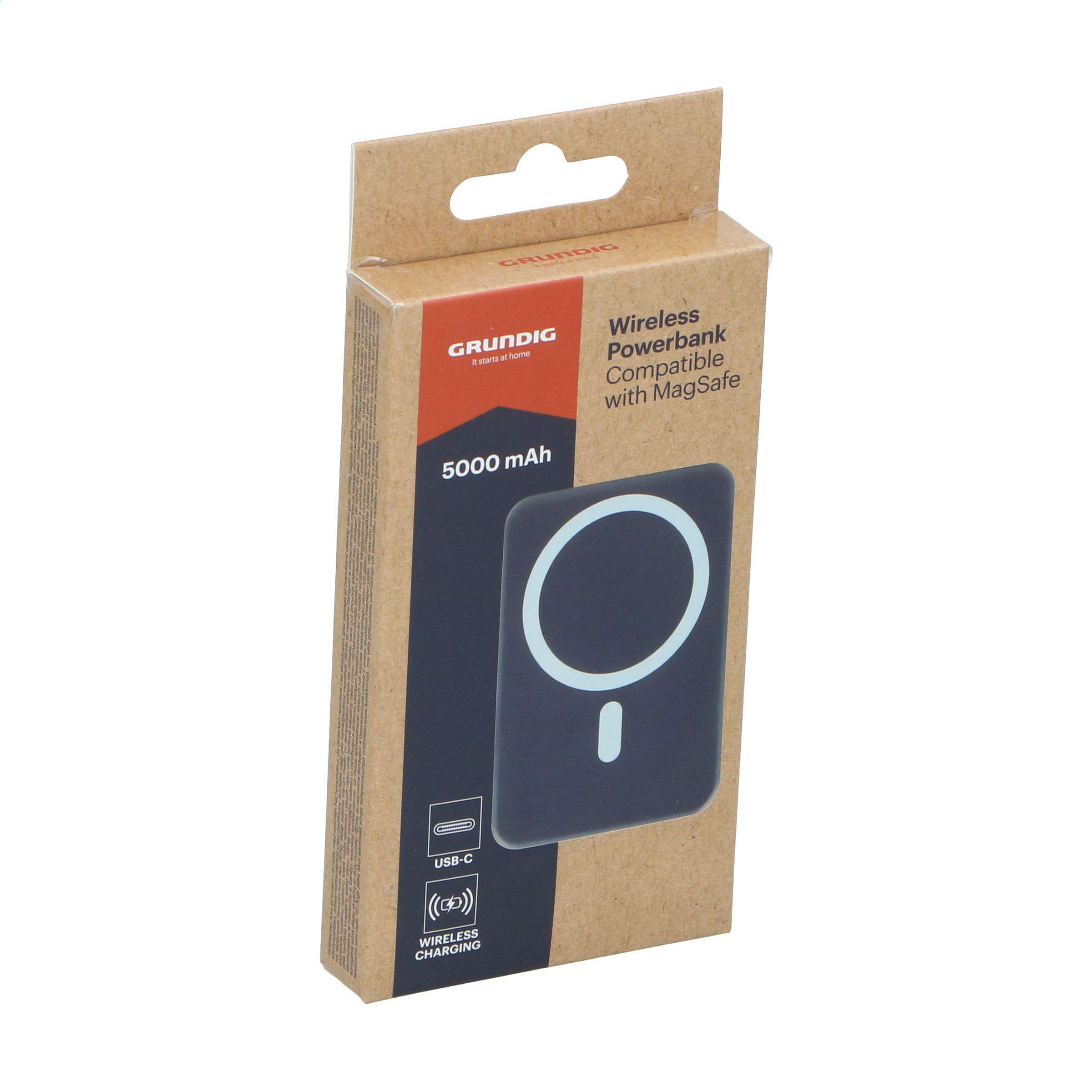 Grundig Wireless Magnetic Powerbank Mini 5000mAh