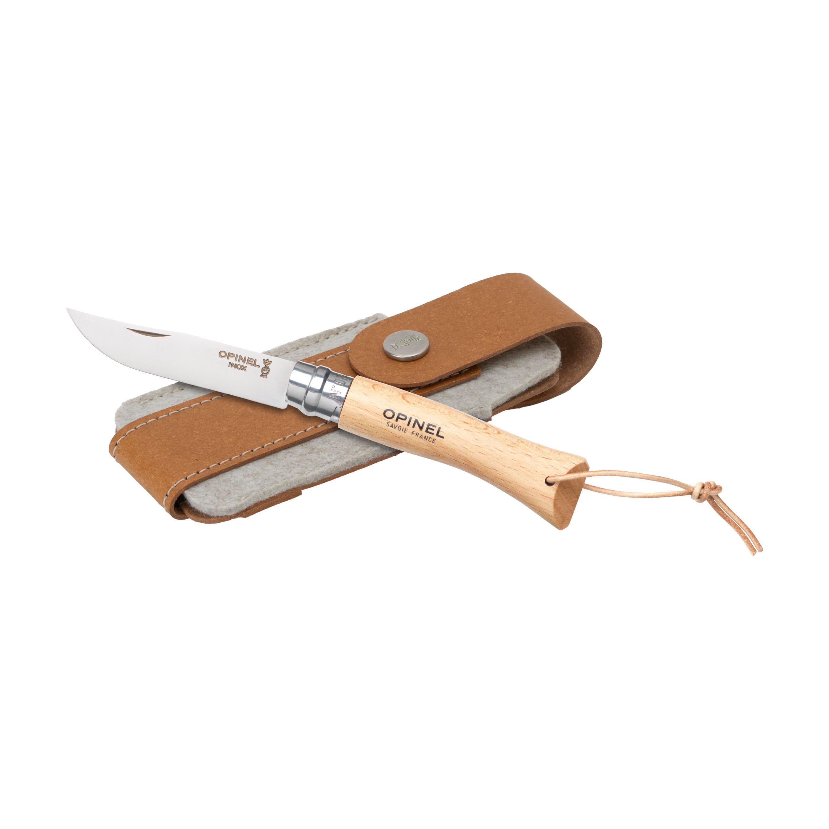 Opinel Inox No 07 Taschenmesser in einer Geschenkverpackung