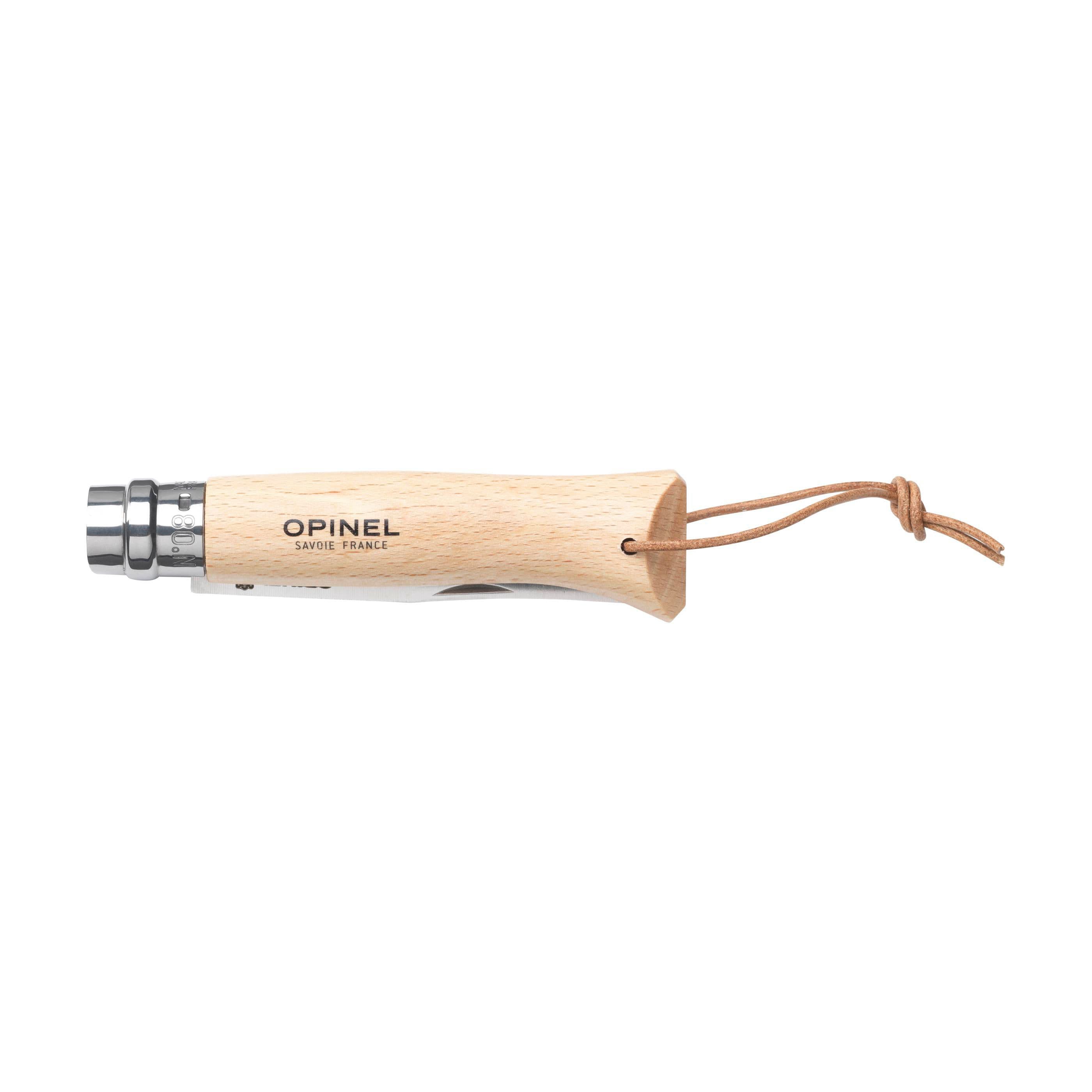 Opinel Inox No 8 Taschenmesser in einer Geschenkverpackung